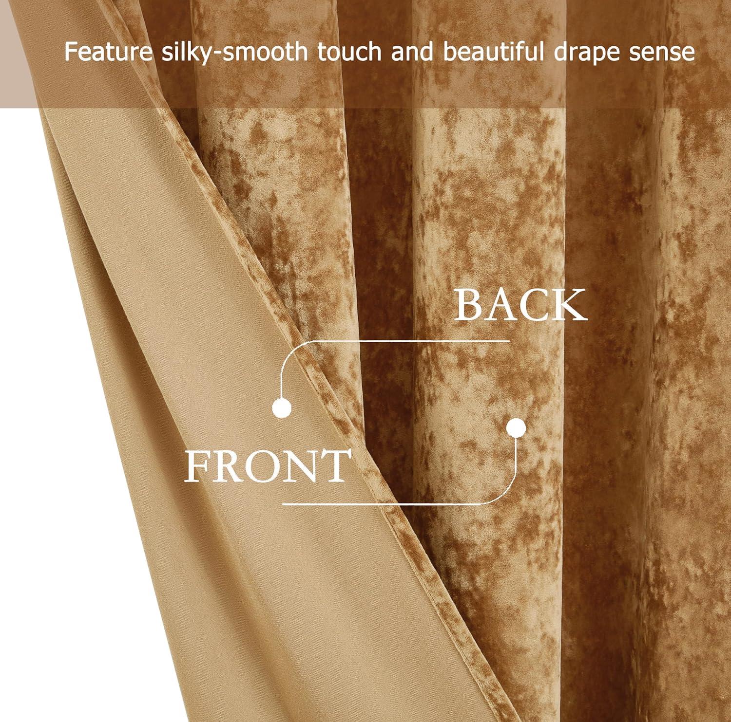 Chezmoi Collection Lux Grommet Top Window Curtain Set