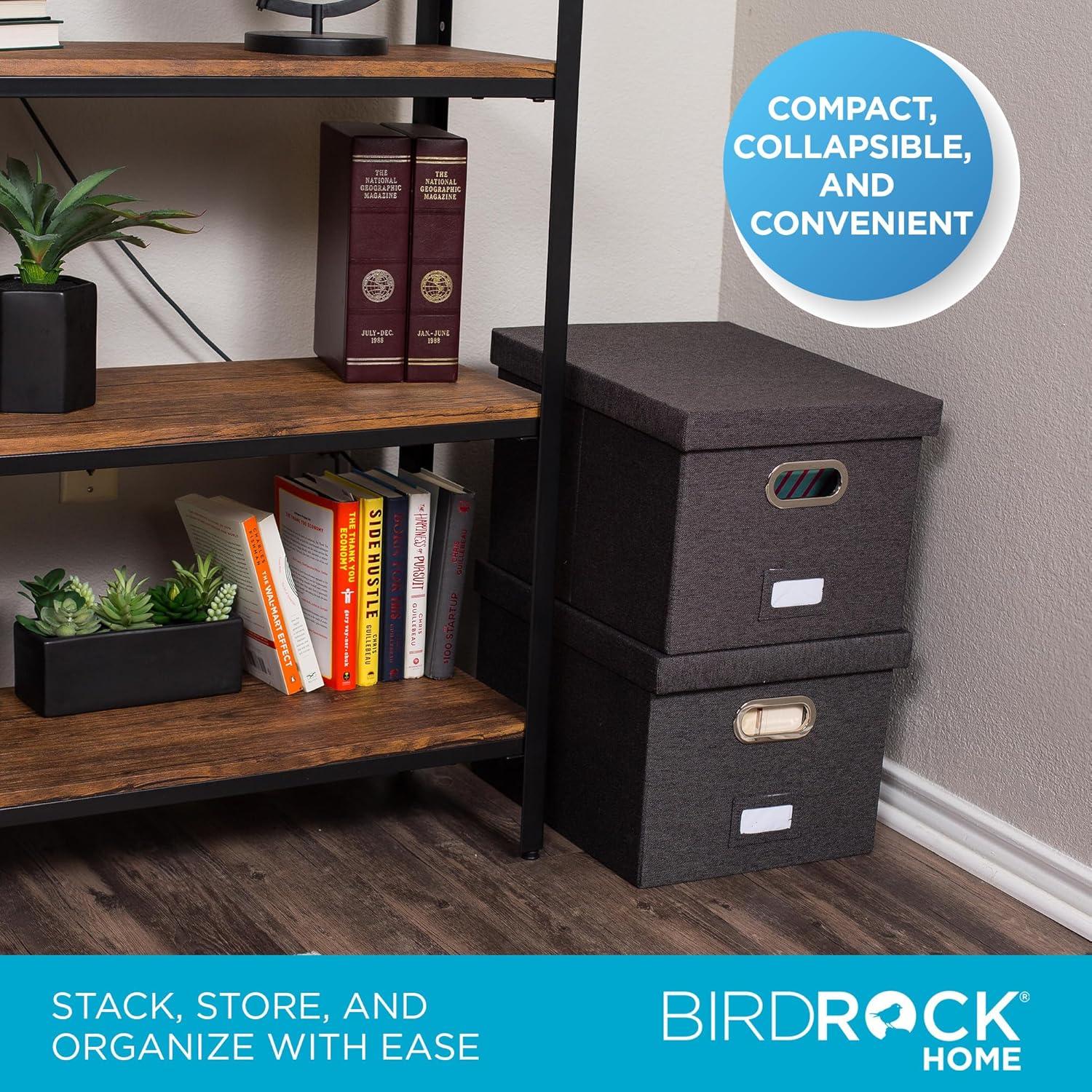 BirdRock Home Internet's Best Collapsible File Storage Fabric Box