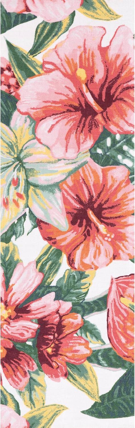 Nuloom Contemporary Floral Sabrina Indoor/Outdoor Patio Area Rug