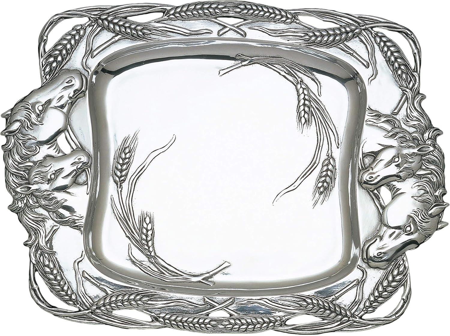 Equestrian Metal Tray