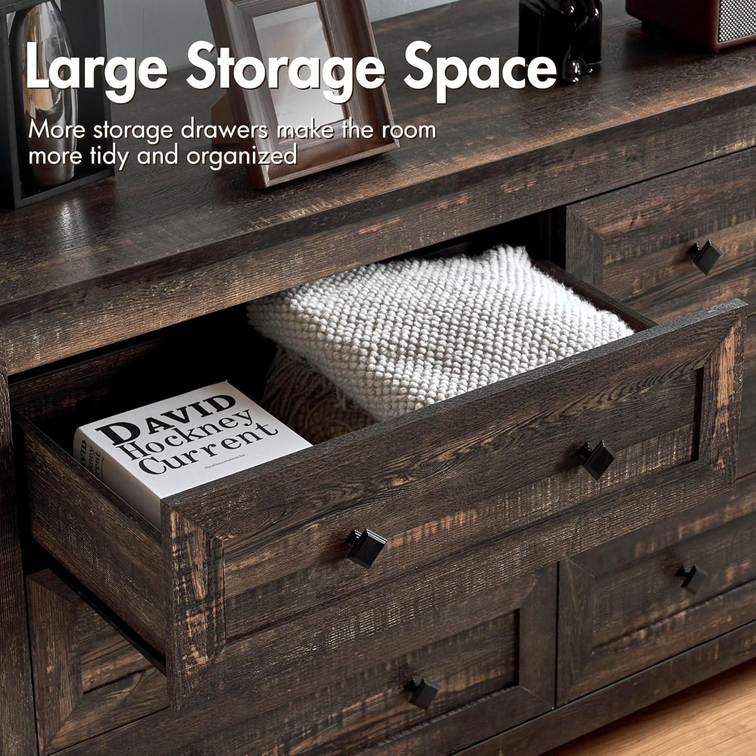 Laurel Foundry Modern Farmhouse® Nieto 54'' W Unfinished 6 - Drawer Dresser