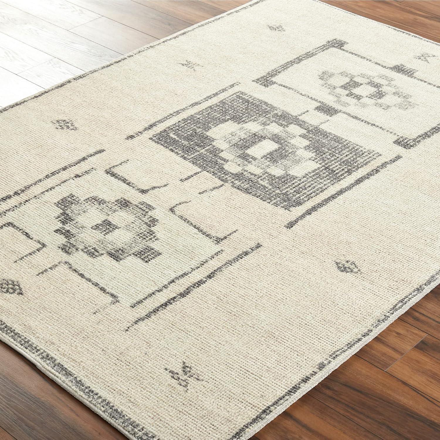 Becki Owens x Surya Solana Vintage Charcoal/Beige Area Rug