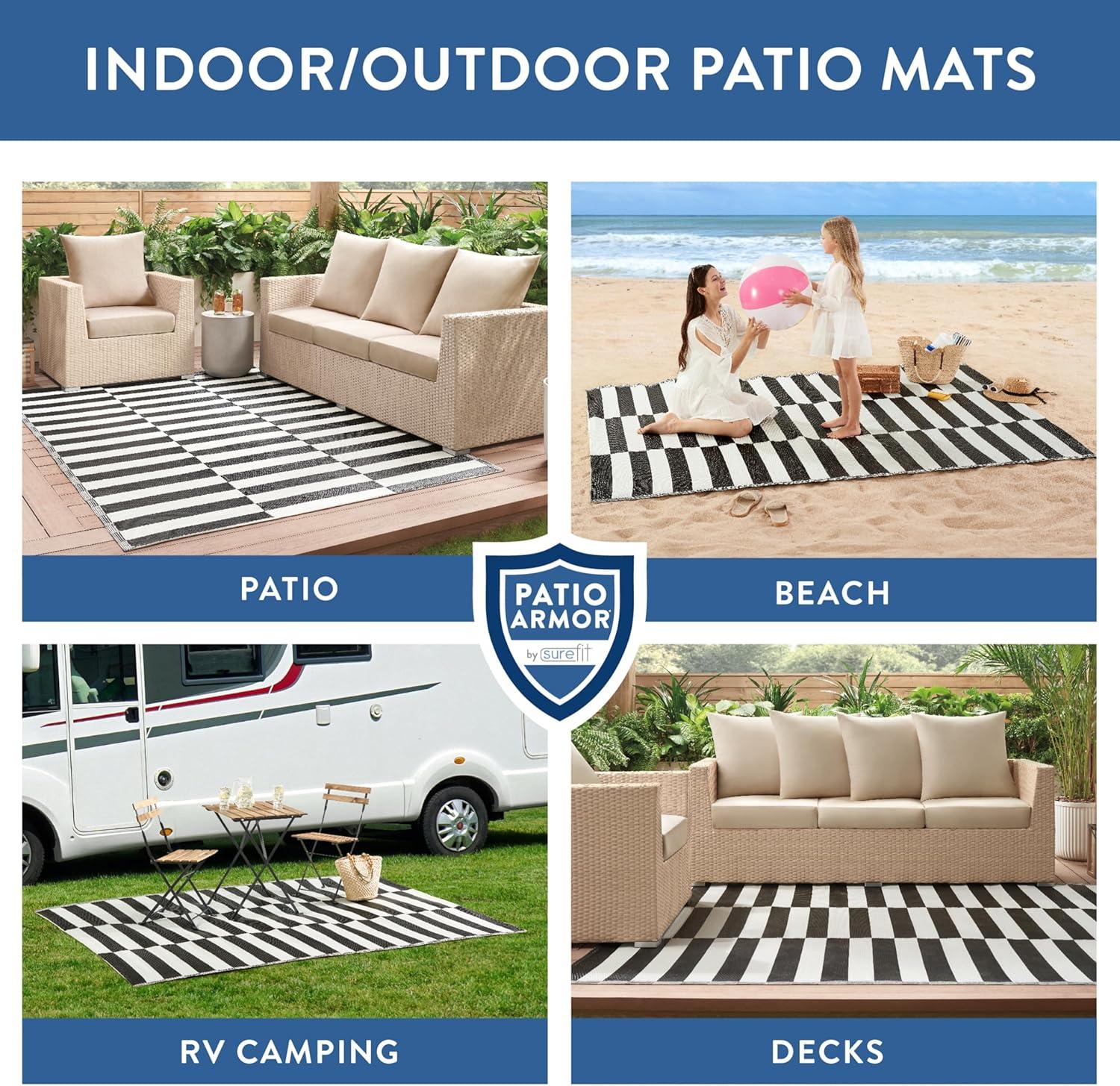 Rectangle Patio Armor Area Rug