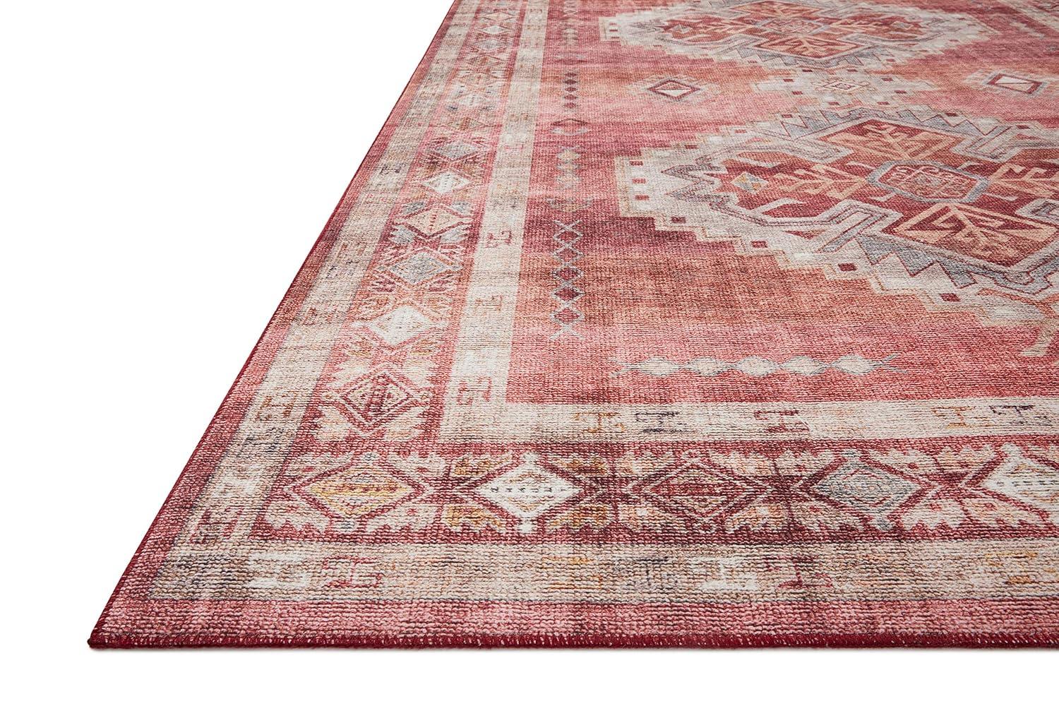 Loloi II Heidi Collection HEI-03 Sunset / Natural, Southwestern Area Rug 5'-0" x 7'-6"