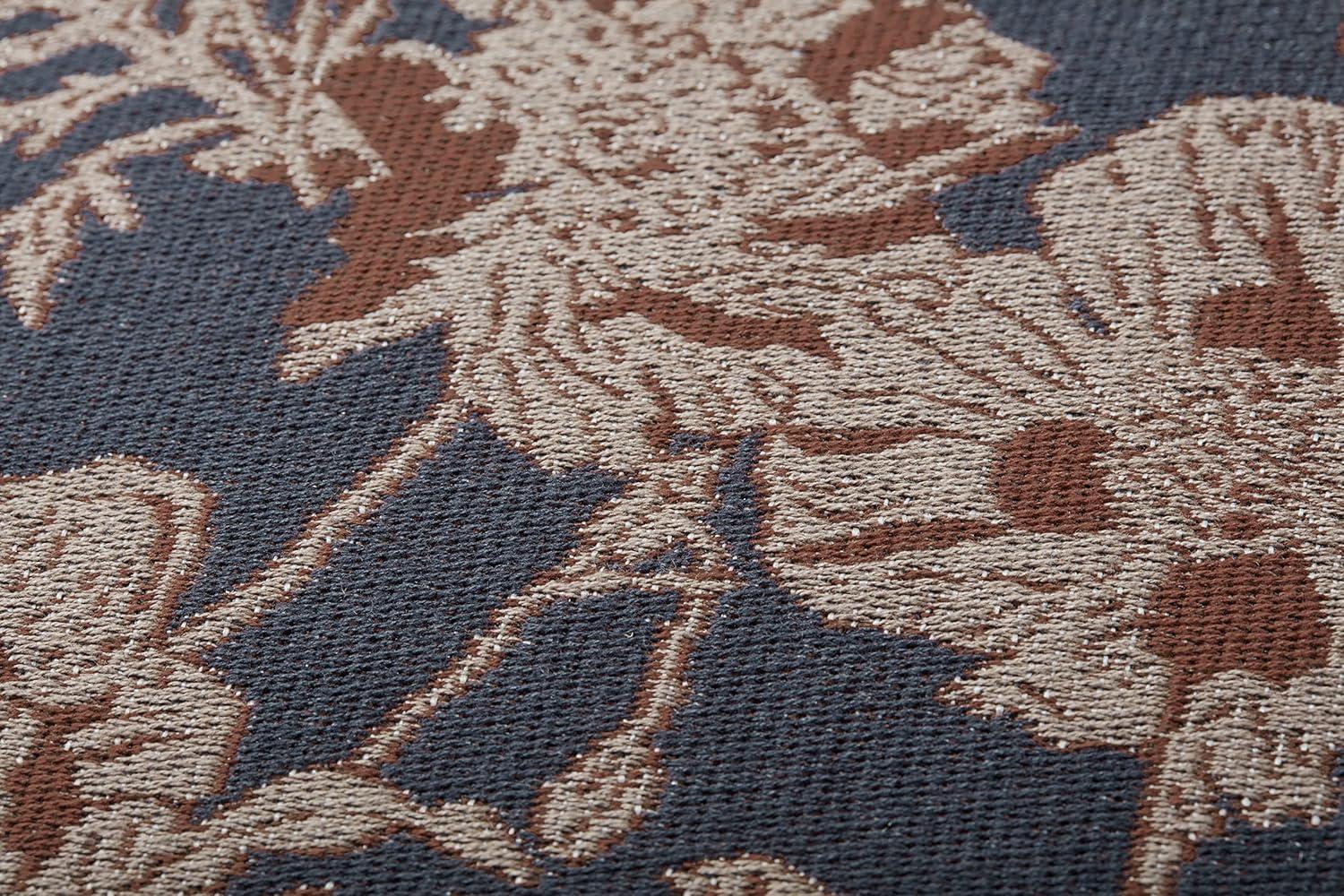 Matilda Pillow x Chris Loves Julia x Loloi - Blue and Brown