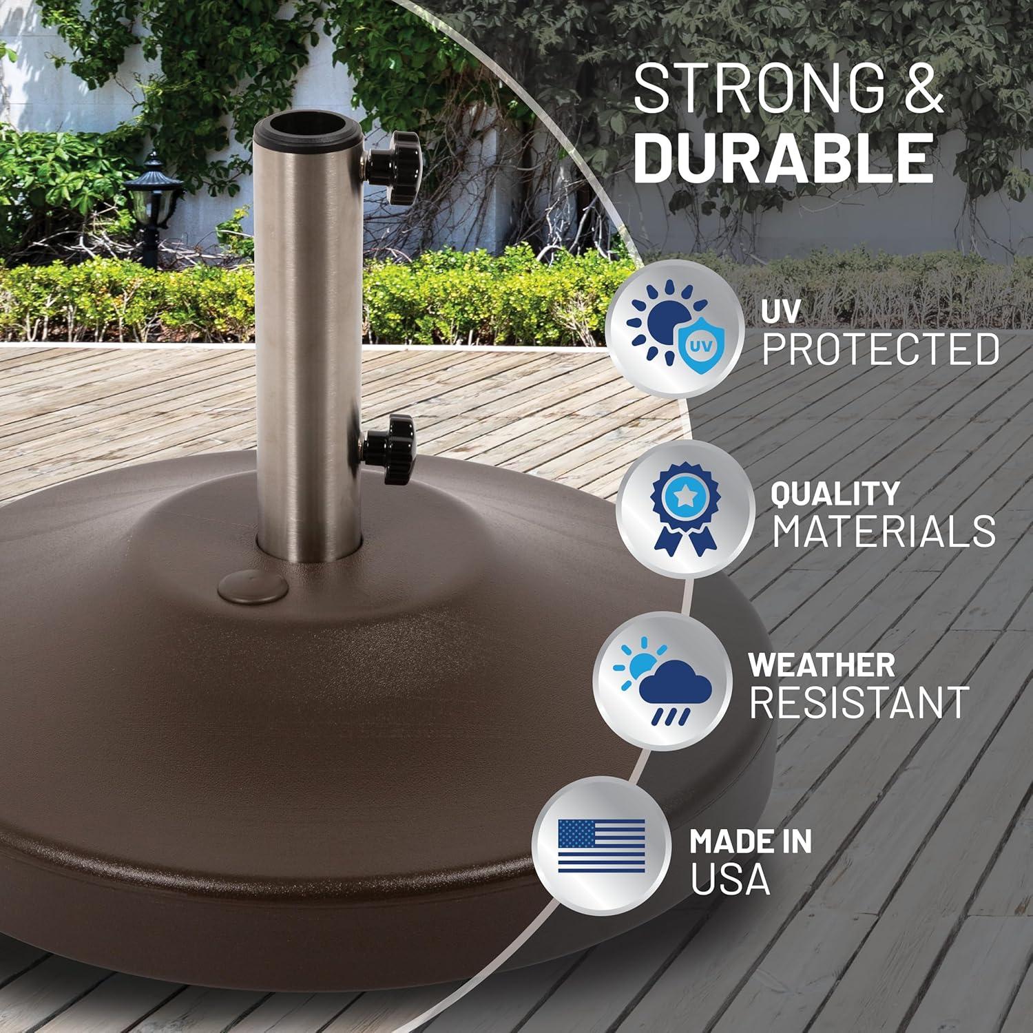 US Weight Fillable Free Standing Umbrella Base