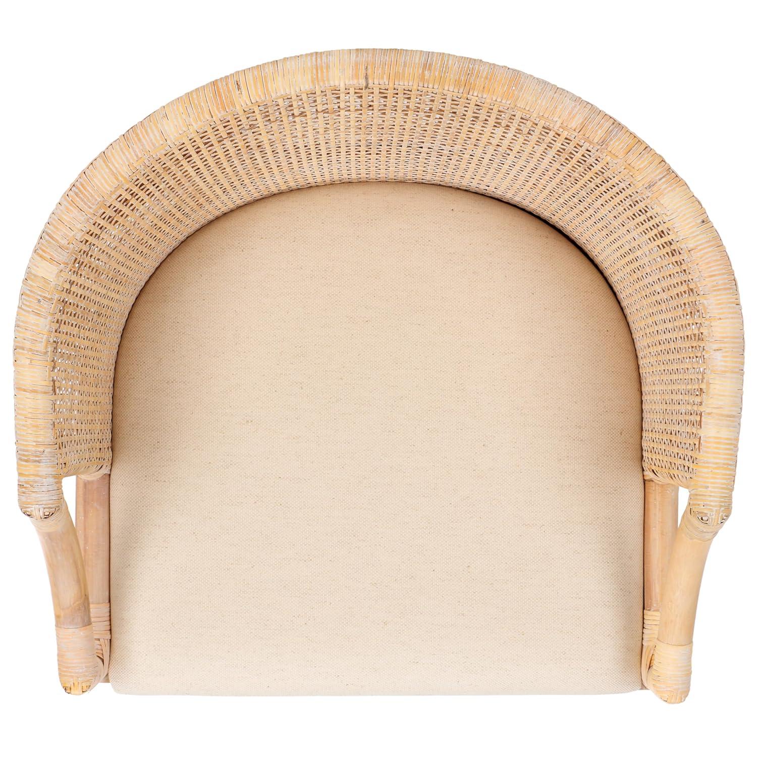 Brando Counter Stool - BST4000 - Natural/White Washed - Safavieh