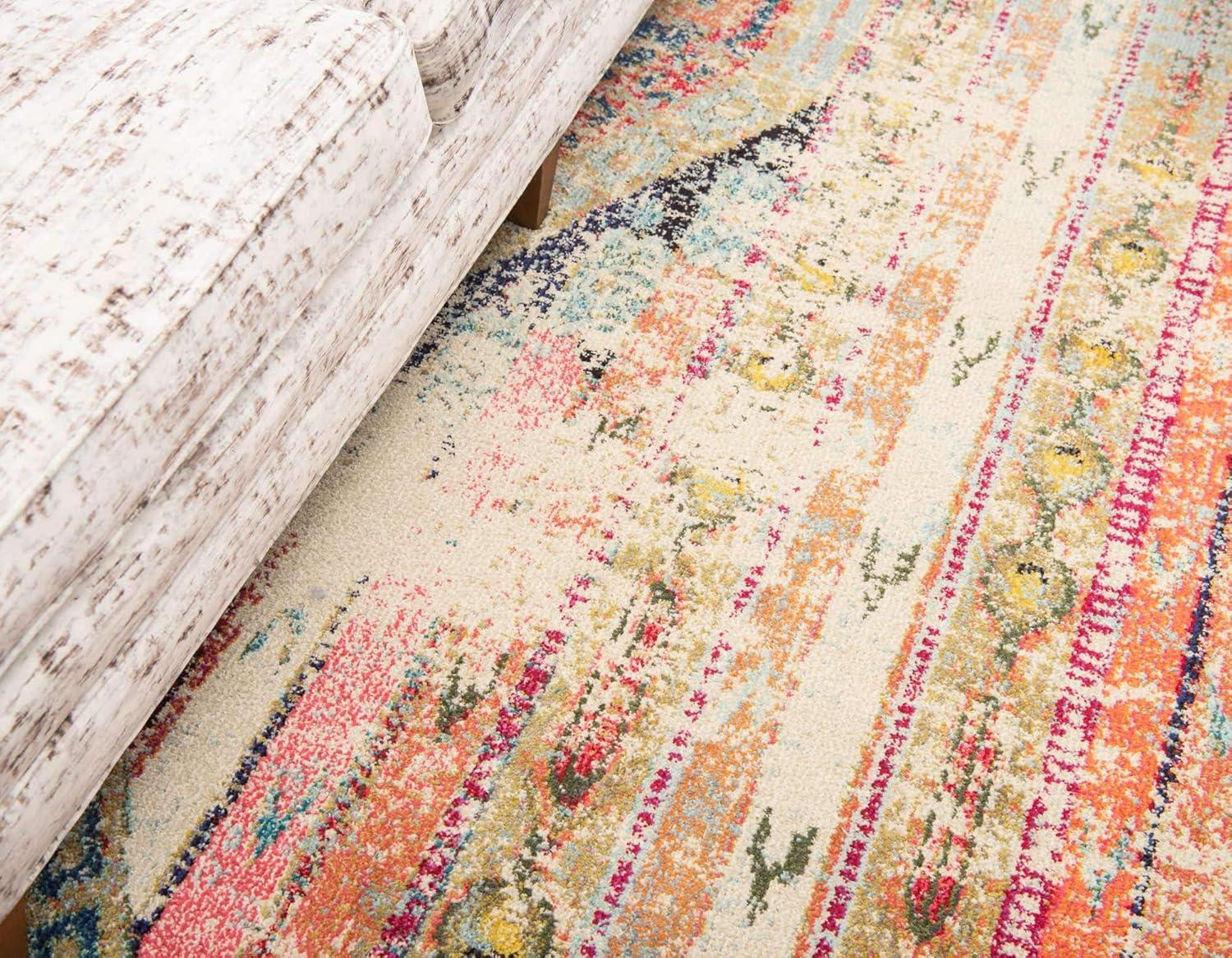 Unique Loom 4' 1 x 6' 1 Multi Sedona Yosemite Area Rug