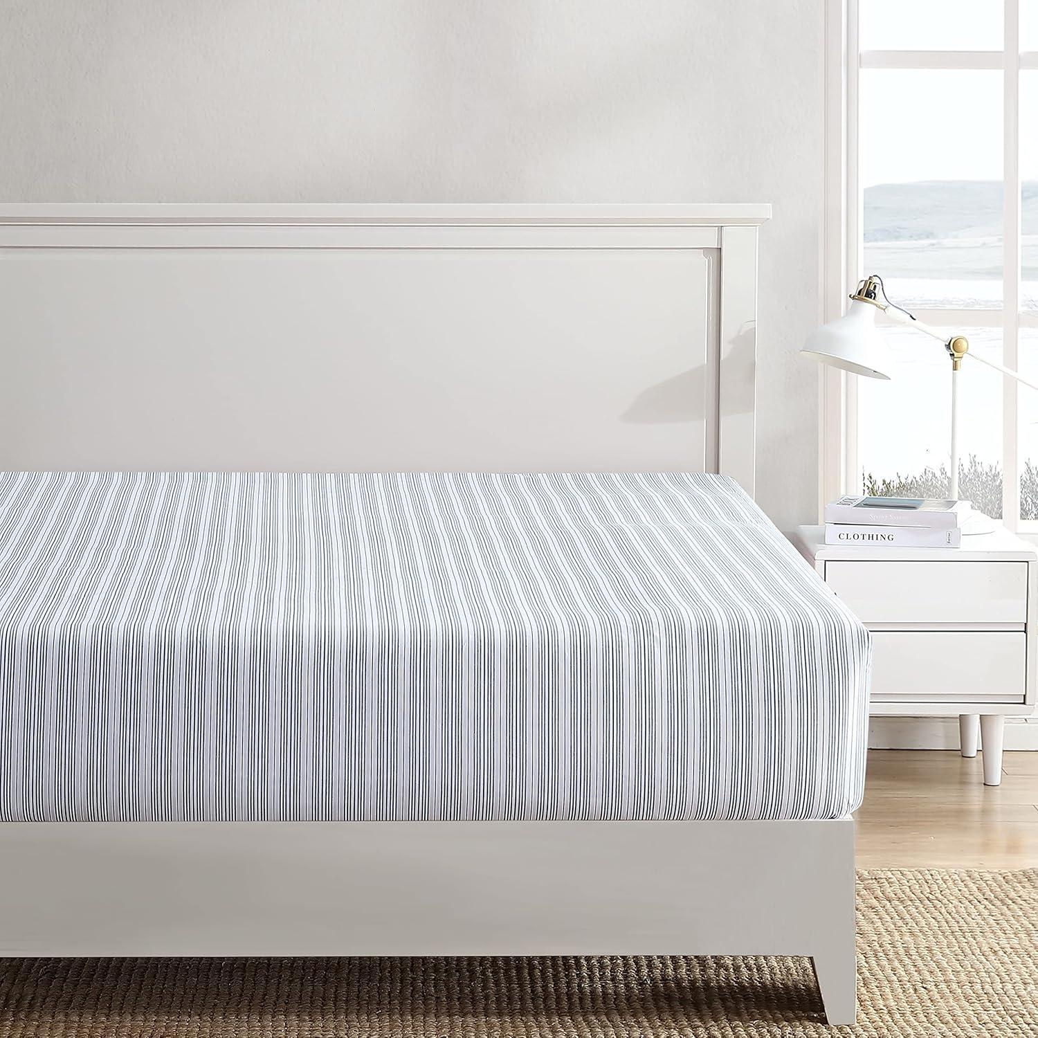 Nautica Nautica Percale Cotton Fully Elastic Fitted Sheet