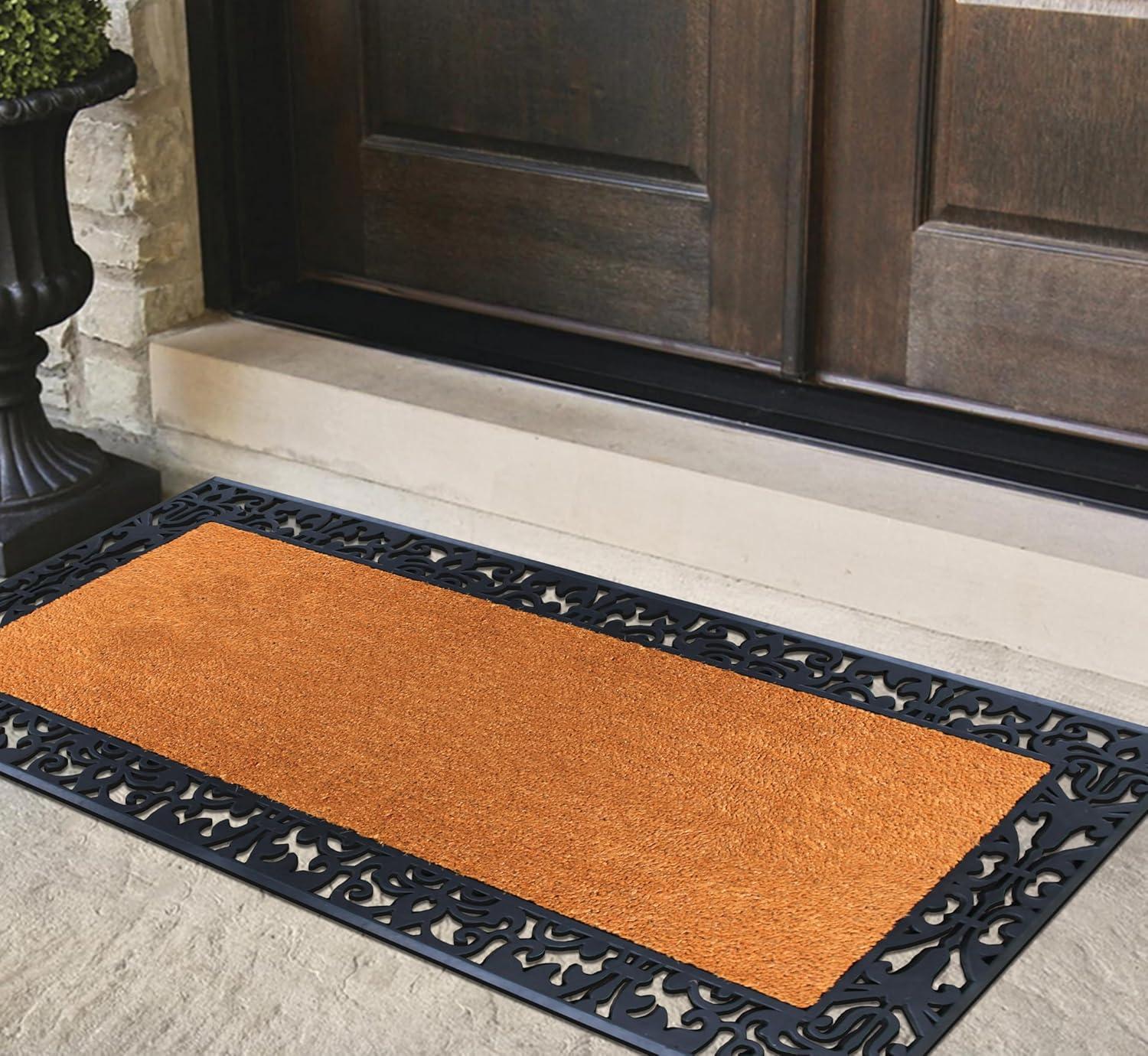 A1HC Entrance Door Mats, 30” x 60”, Durable Large Outdoor Rug, Non-Slip Welcome Doormat, Rubber Backed Low-Profile Heavy Duty Door Mat, Indoor Outdoor for Front Door, High Traffic Areas