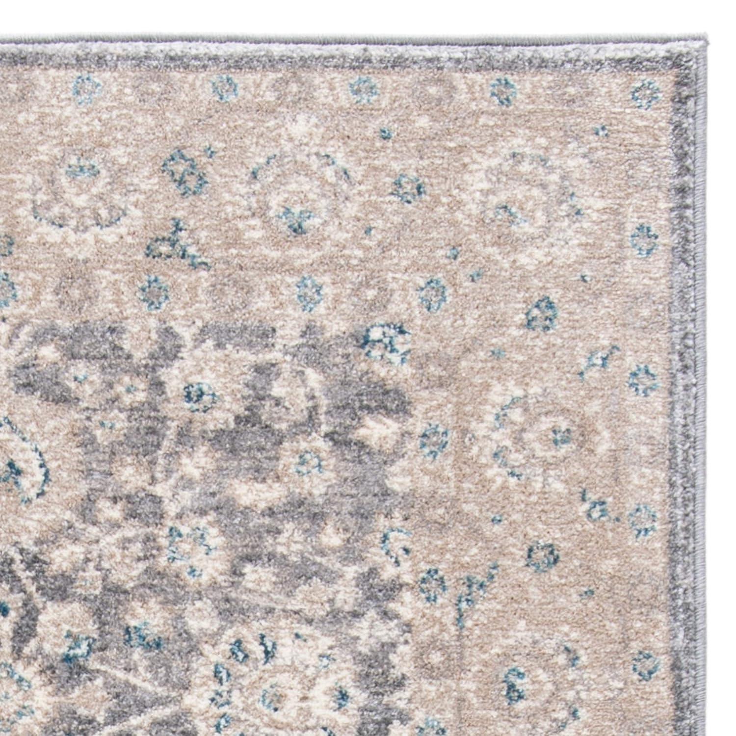 Sofia SOF330 Power Loomed Indoor Area Rug - Light Grey/Beige - 8'x11' - Safavieh.