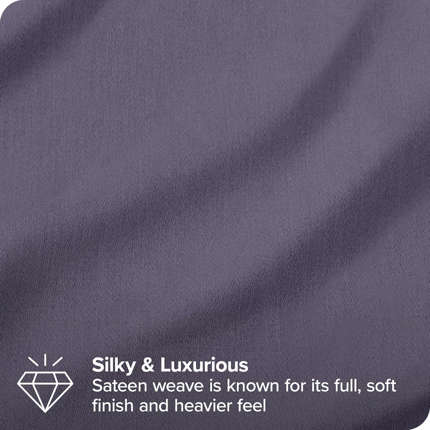 Bare Home 400 Thread Count Sateen Sheet Set