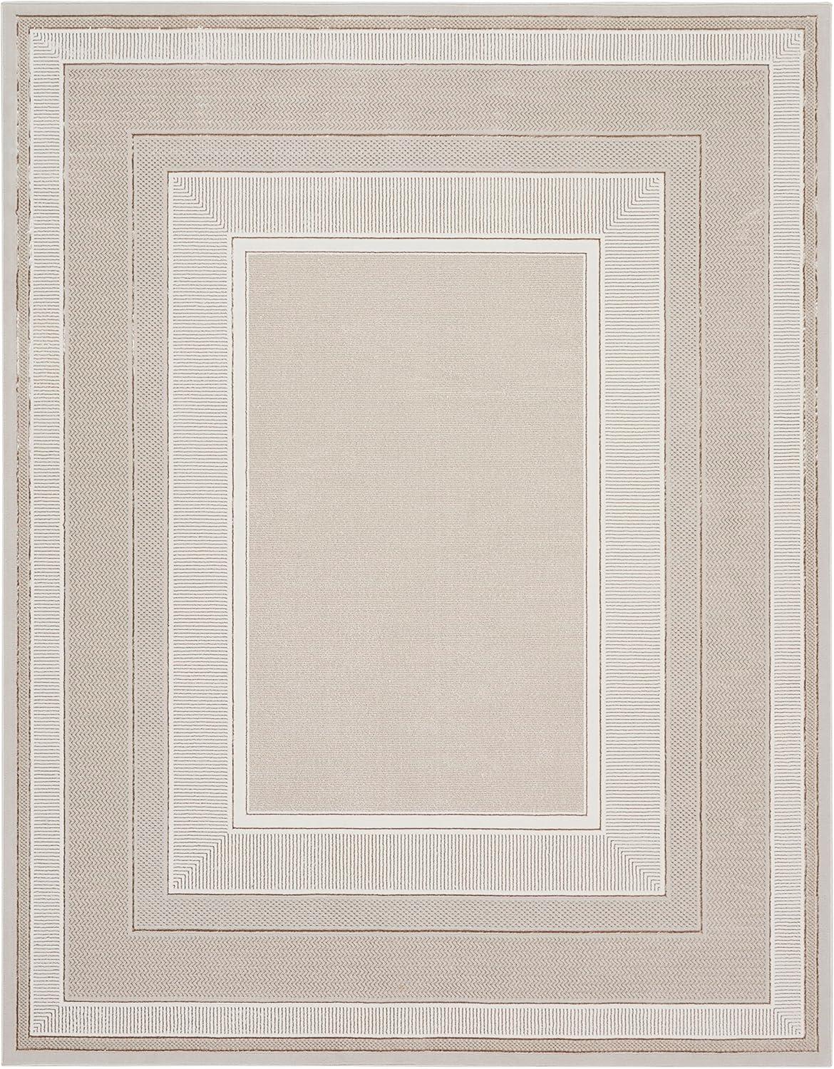 Nourison Glam Modern Bordered Indoor Rug