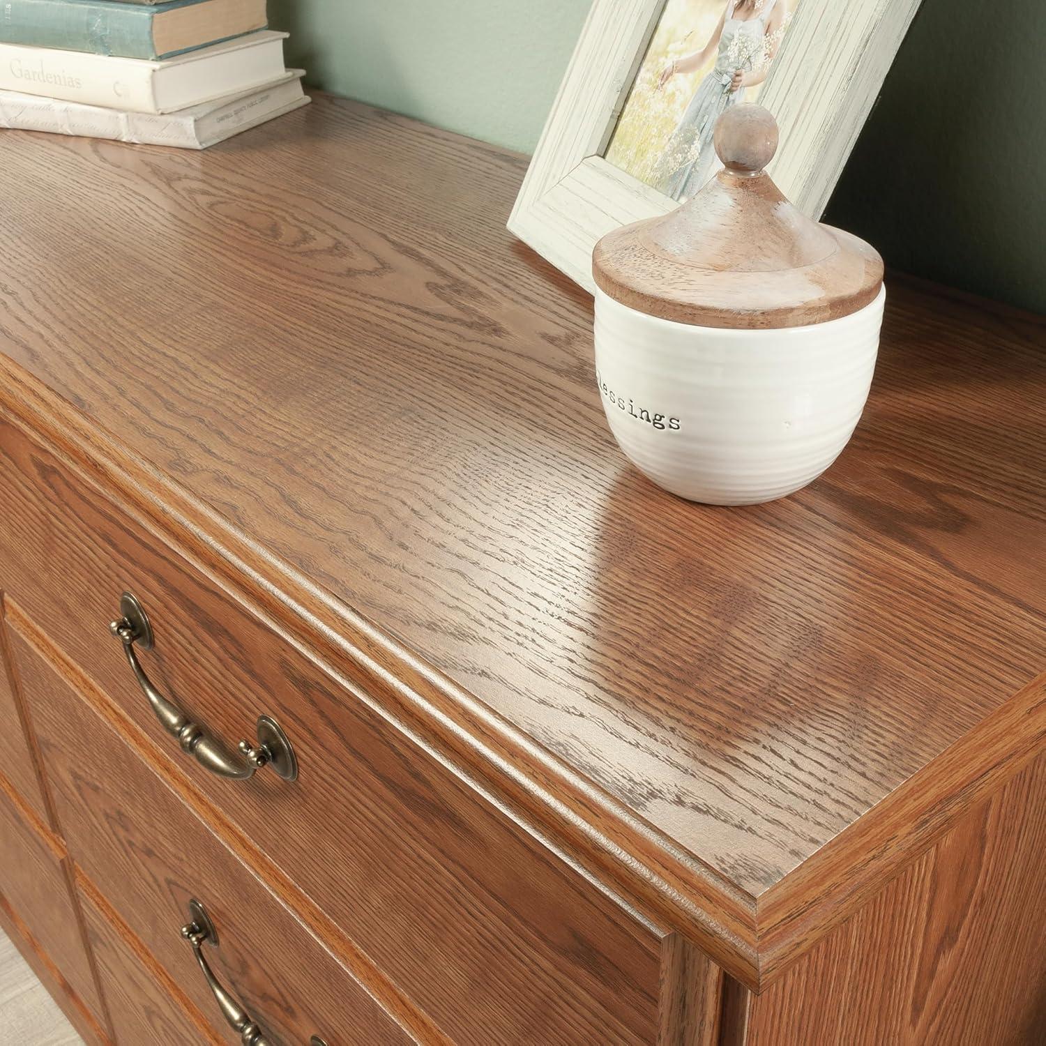 Sauder Orchard Hills 6 Drawer Dresser, Carolina Oak finish