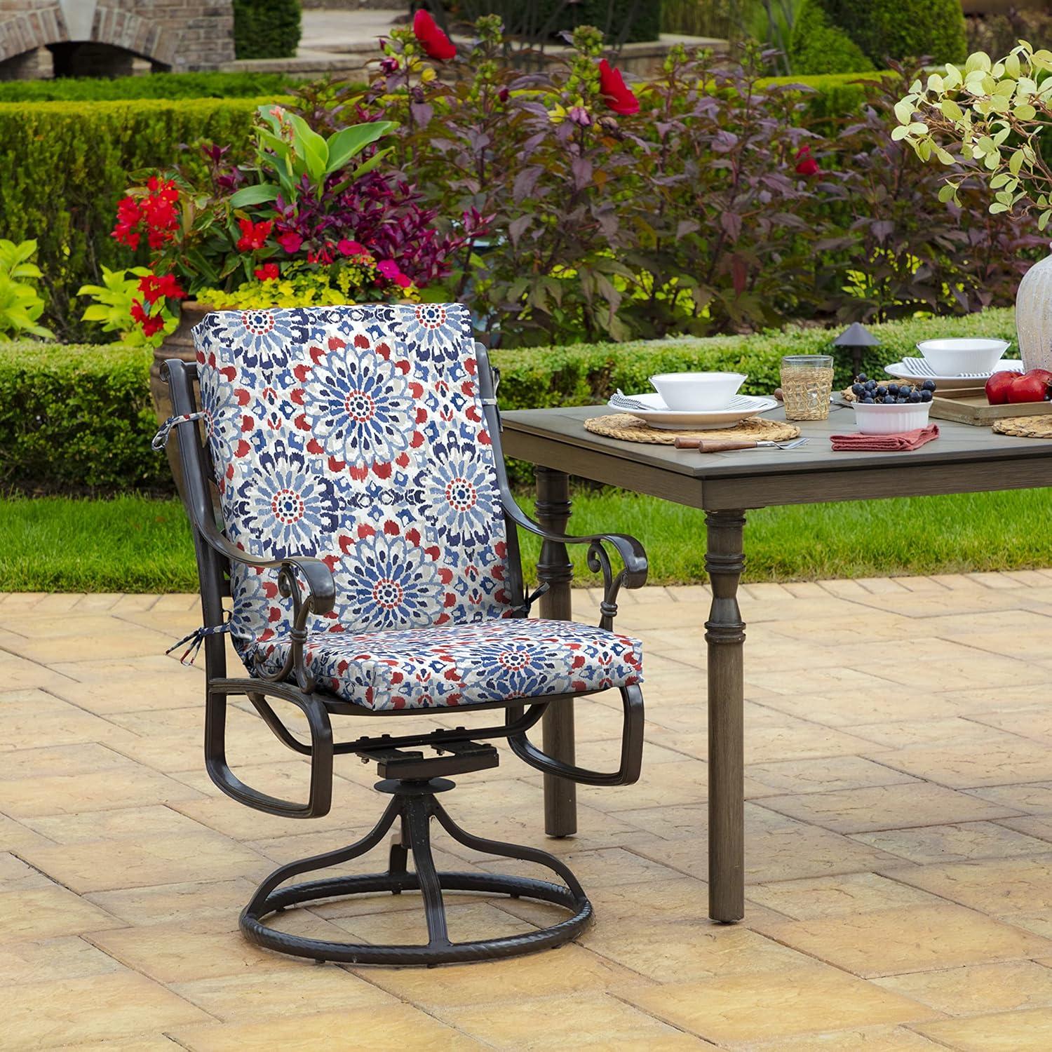 Arden 44"x20" Outdoor High Back Dining Chair Cushion