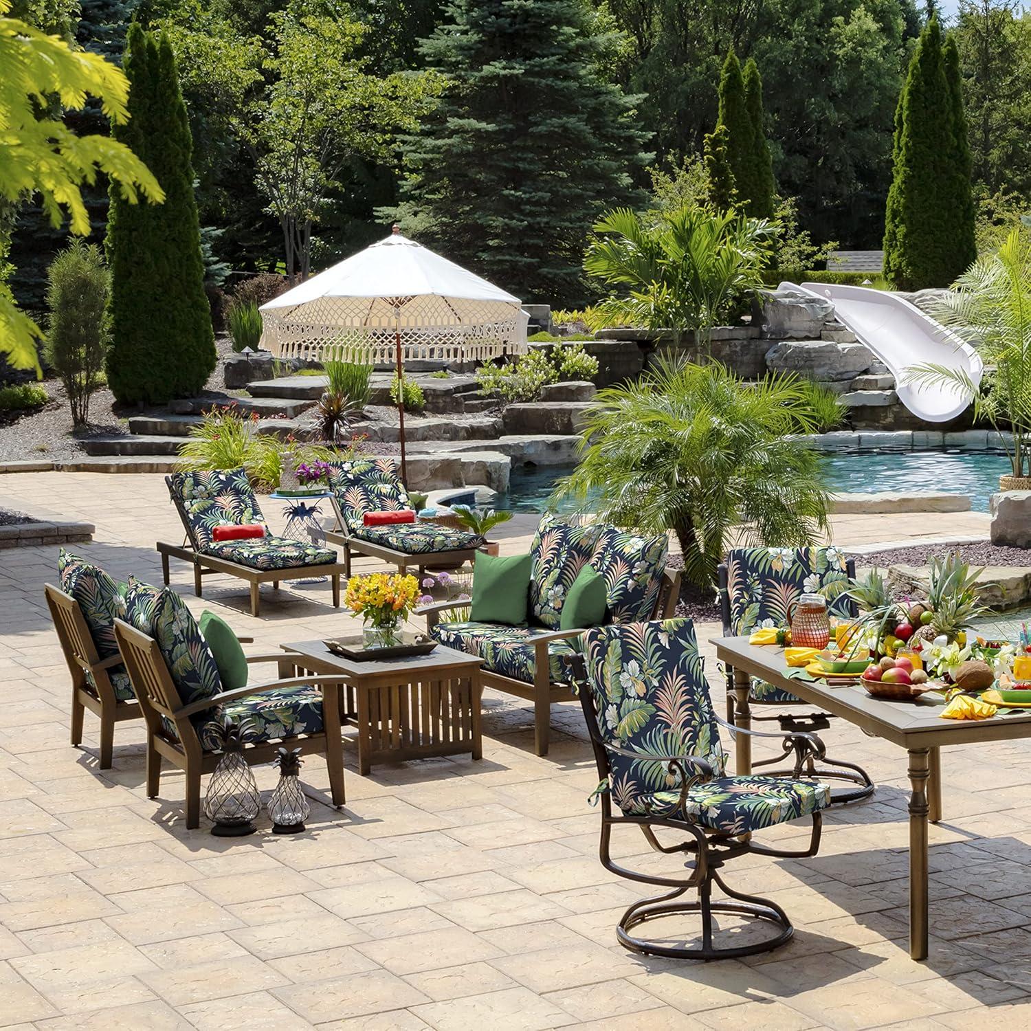 ARDEN Outdoor Toss Pillow (2 Pack) 16 x 16, Moss Green Leala