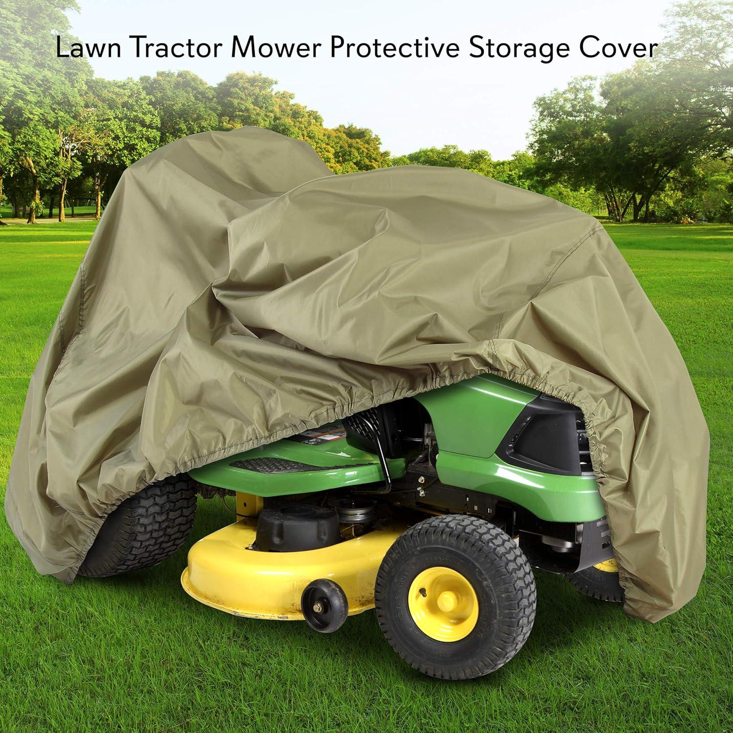 Elastic Mildew Resistant Lawn Mower Cover By Pyle