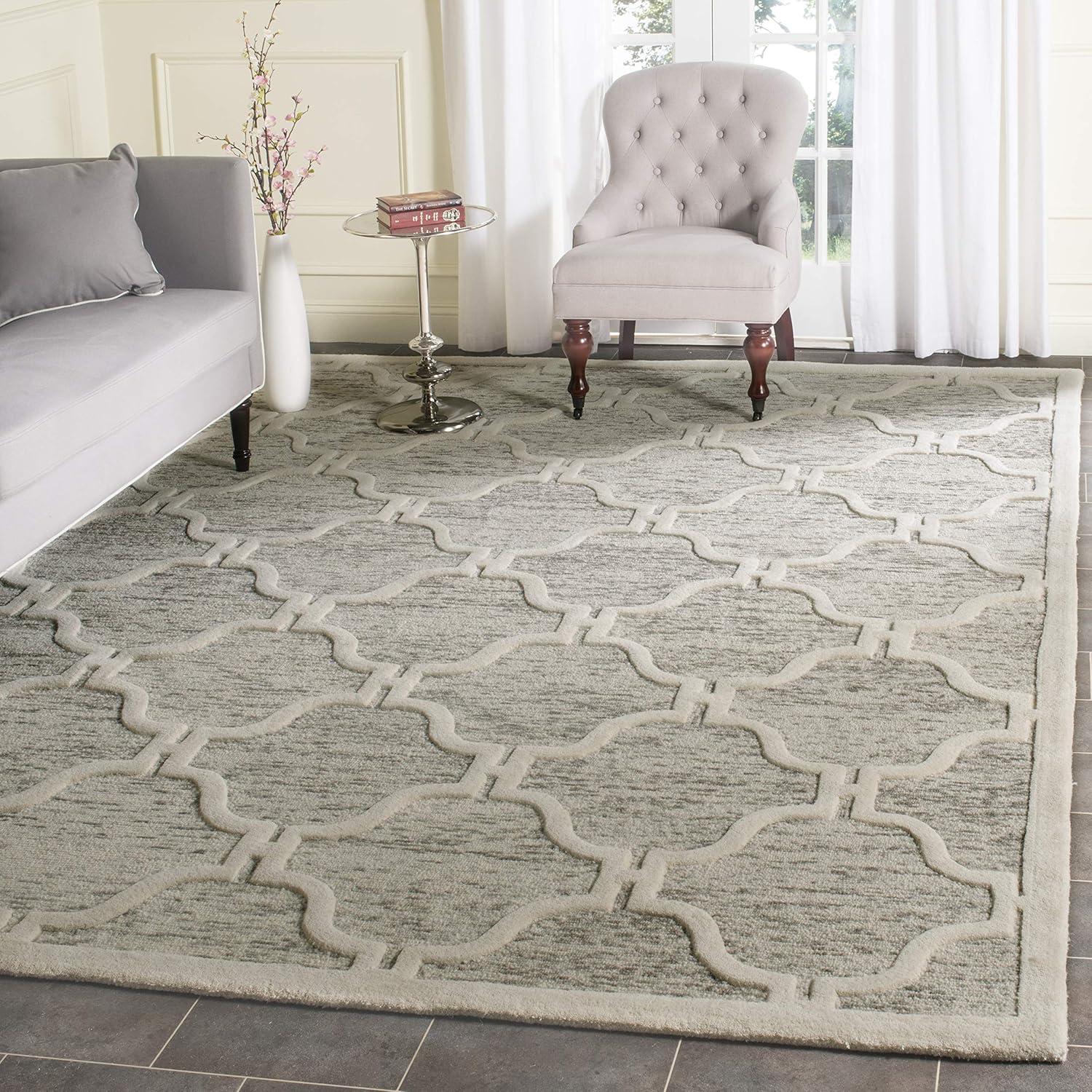 Angulay Hand Tufted Wool Geometric Rug