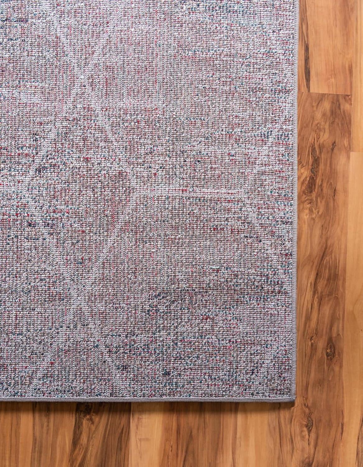 Unique Loom 2' 0 x 6' 0 Trellis Frieze Geometric Blue Multi Area Rug