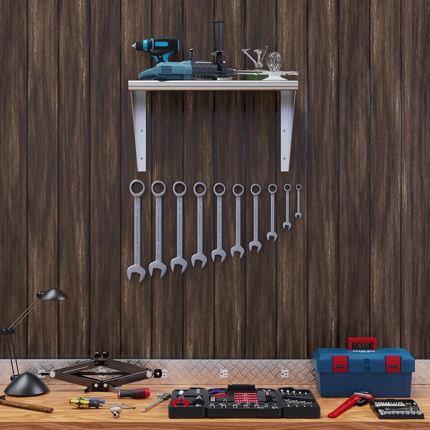 Amgood Utility Metal Wall Shelf. & Reviews | Wayfair