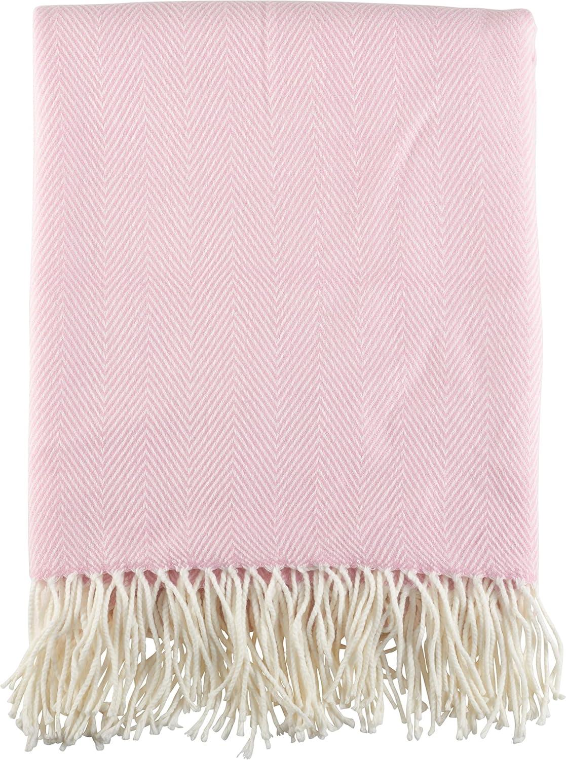Saro Sevan Collection Hand Woven Throw Blanket