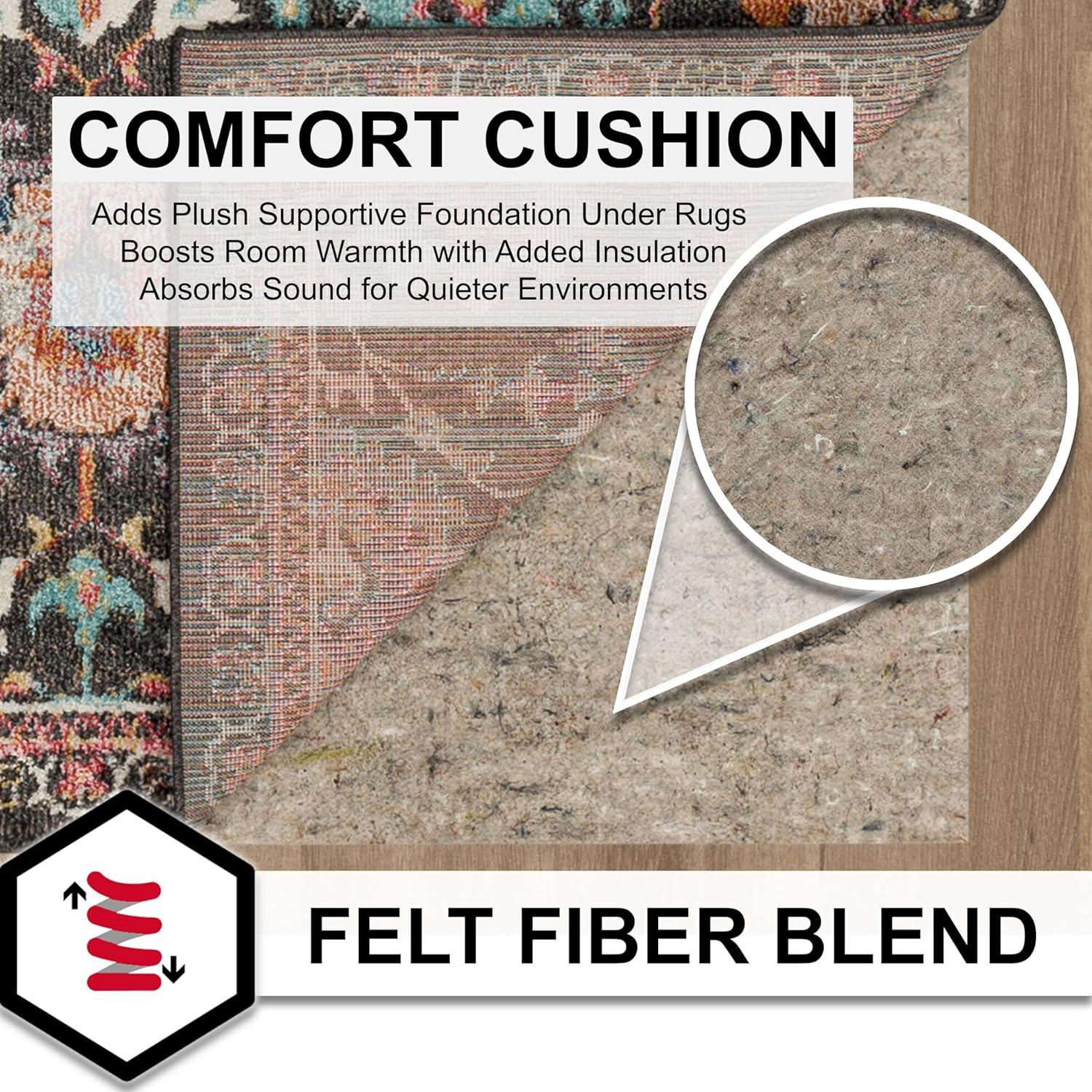 Downes Felt Comfort Cushioning Rug Pad (0.25")