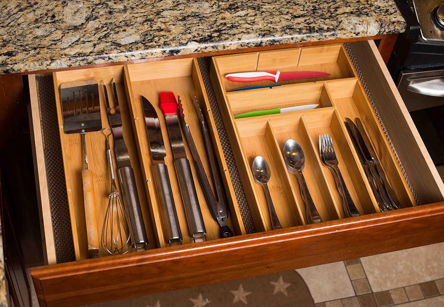 BirdRock Home 2 Piece Drawer Organizer Set