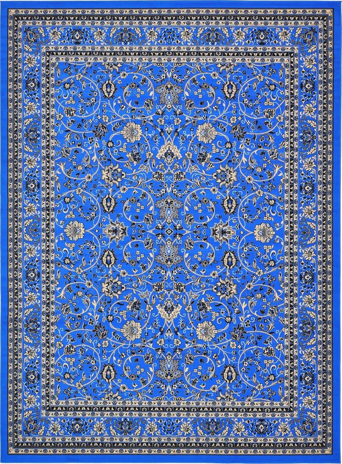 Unique Loom 9' 10 x 13' 1 Sialk Hill Washington Green Area Rug