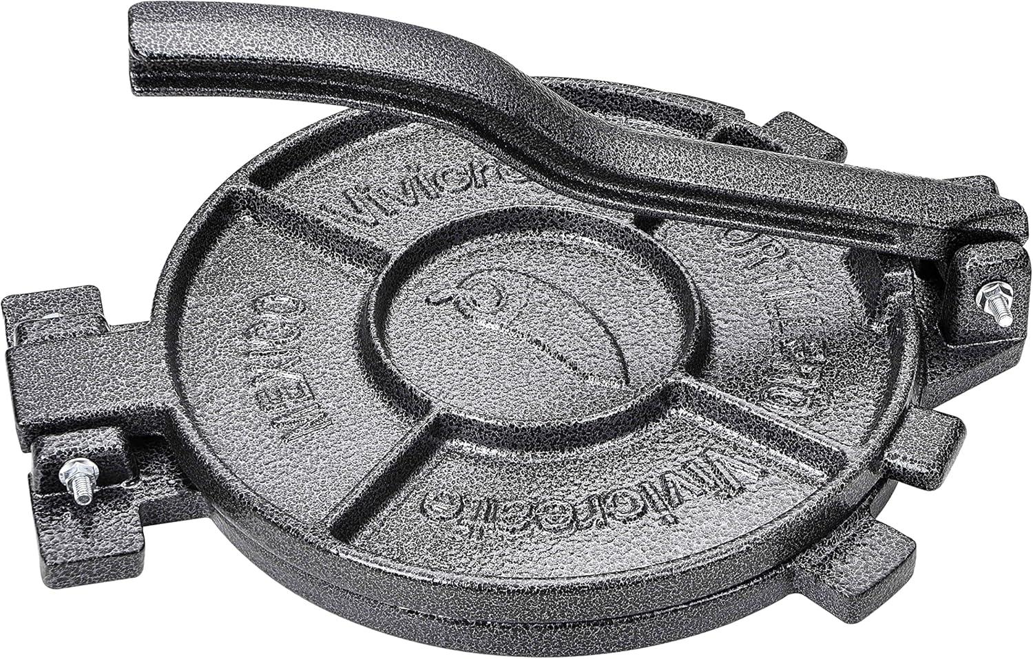 Vivicreate 10-Inch Black Cast Iron Tortilla Press