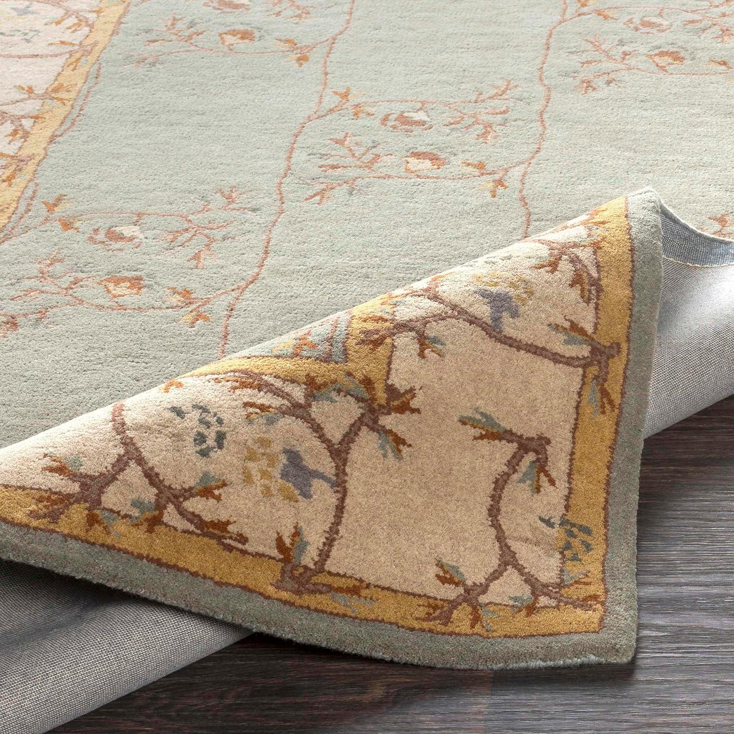 Mark&Day Area Rugs, 3x12 Golden Traditional Sage Runner Area Rug (3' x 12')