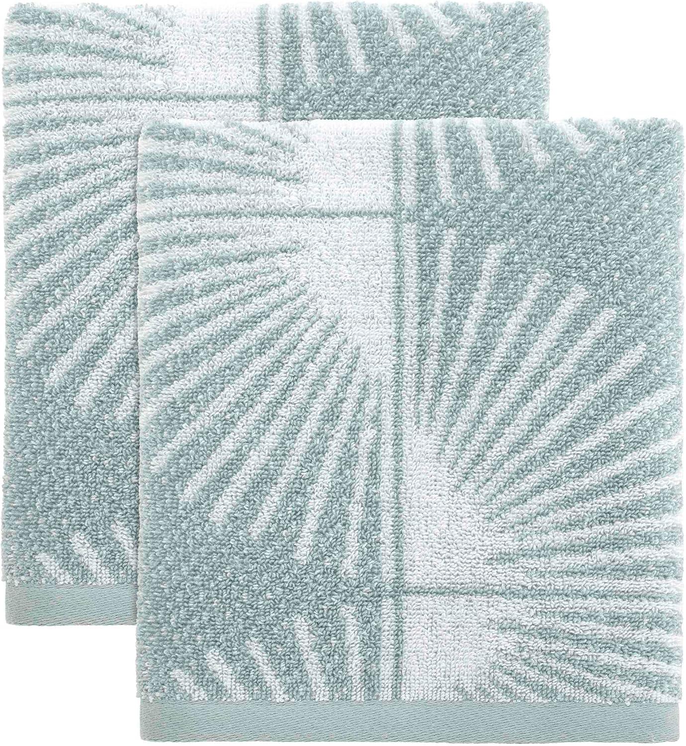 Nicole Miller Kendall Cotton Honeycomb / Waffle Bath Towels (Set of 2)