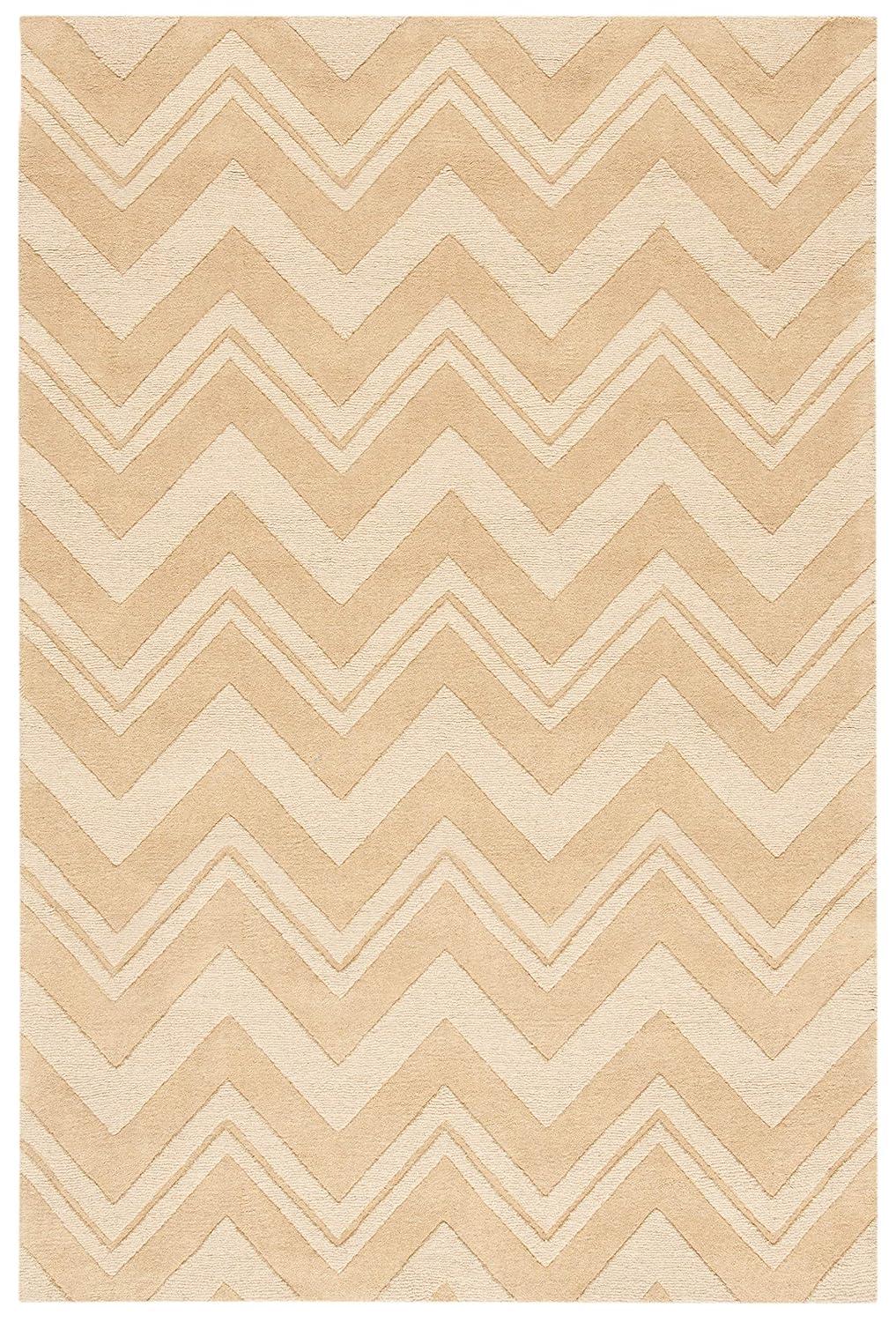 Nishi Hand Loomed Wool Chevron Rug