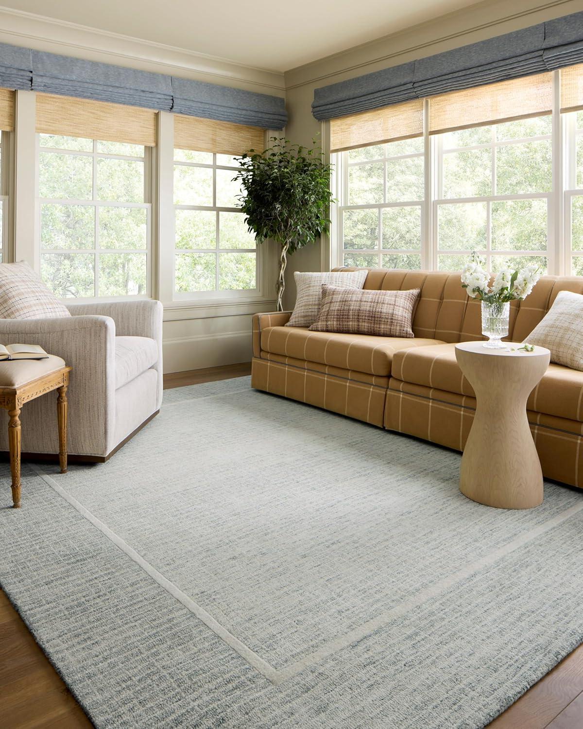 Chris Loves Julia x Loloi Briggs Mist / Ivory Area Rug