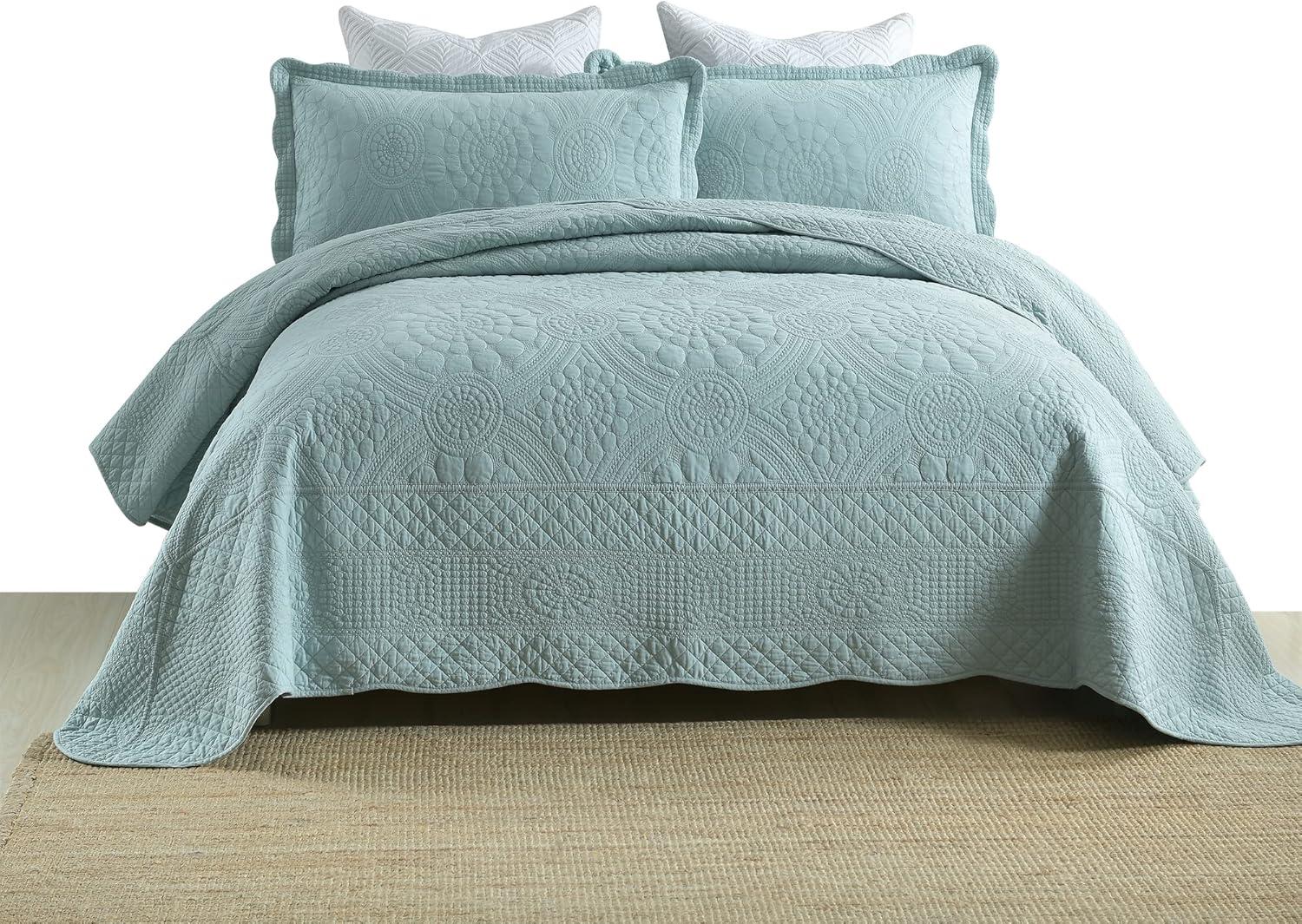 Tfshasta Cotton Twill Patchwork Quilt Set