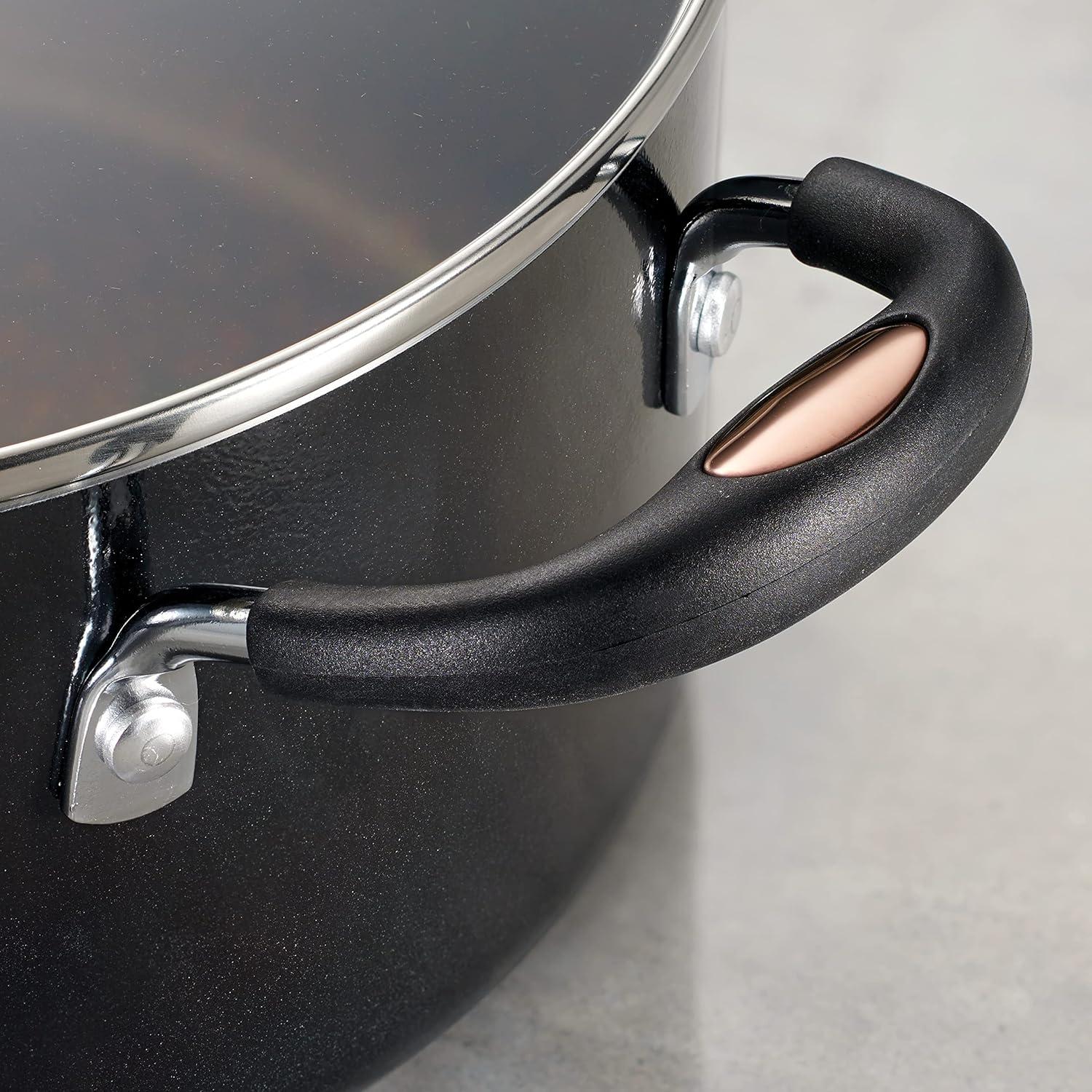 Tramontina Tramontina 5.5 qt. Non-Stick Aluminum Saute Pan with Lid