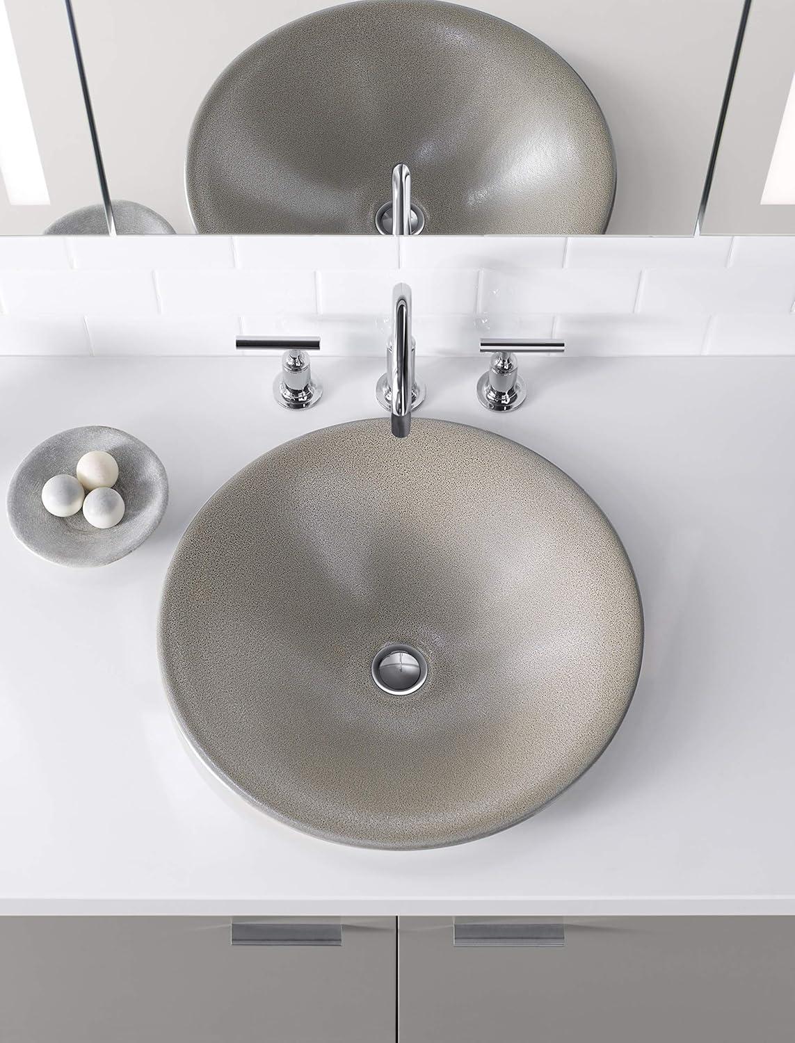 Purist® Widespread Faucet with Drain Assembly Low Lever Handles and Low Gooseneck Spout