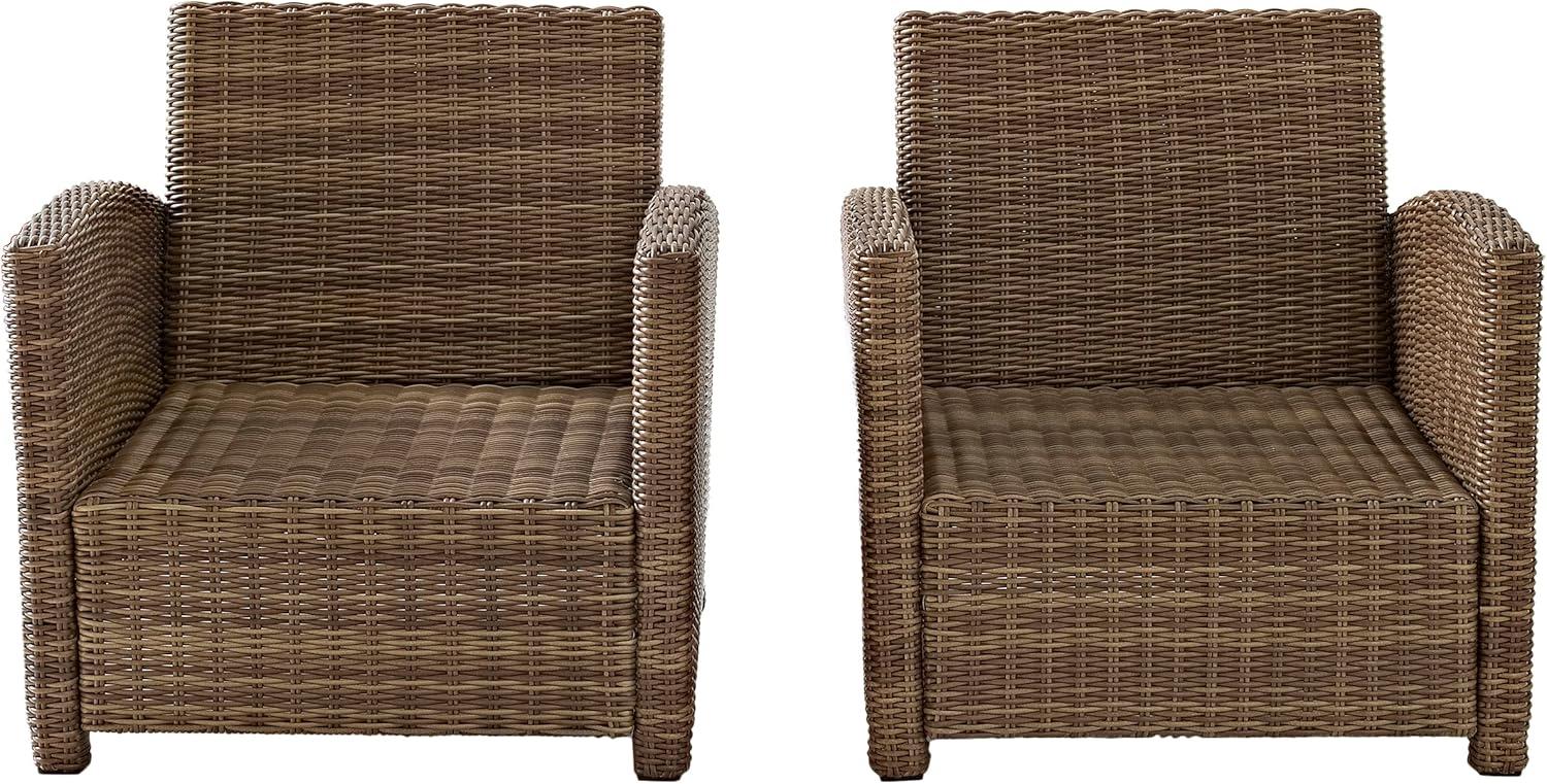 Bradenton 2pc Outdoor Wicker Armchair Set - Crosley