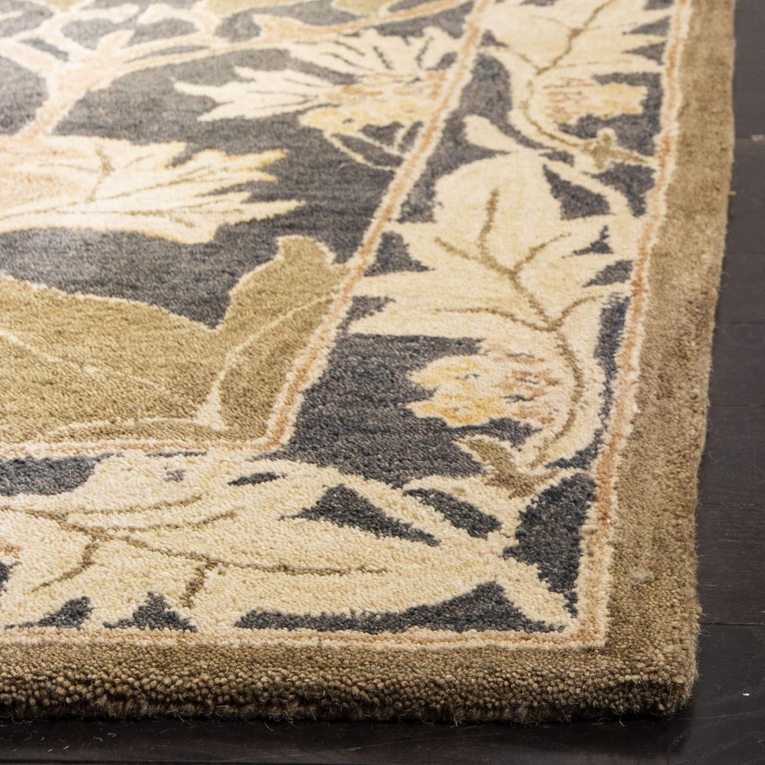 Anatolia AN541 Hand Tufted Indoor Area Rug - Navy/Sage - 9'6"x13'6" - Safavieh