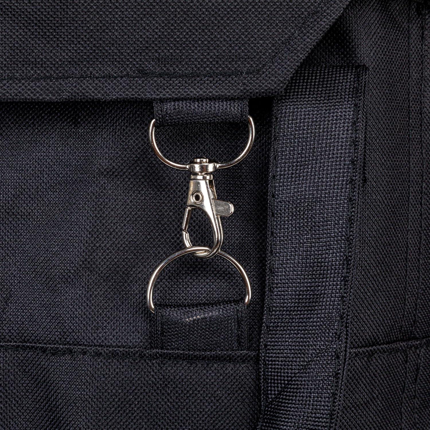 Household Essentials Metal Rolling Laundry Hamper with Handles