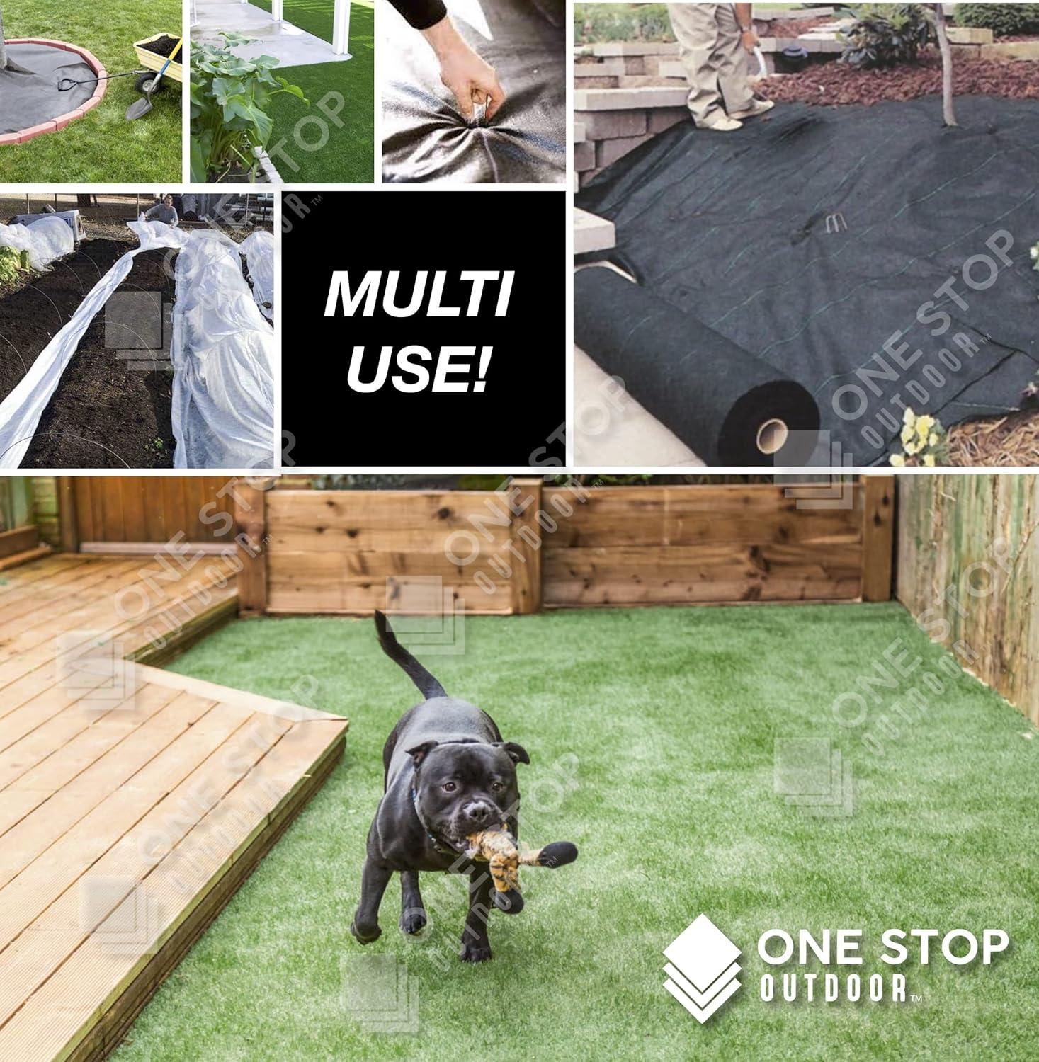 50-Pack Green TOP, 6 Inch Garden Stakes, Landscape Staples, U-Type Turf Stake for Artificial Grass, Rust Proof Sod Pin for Securing Fences Weed Barrier Fabric Outdoor Wires Tents & Tarps