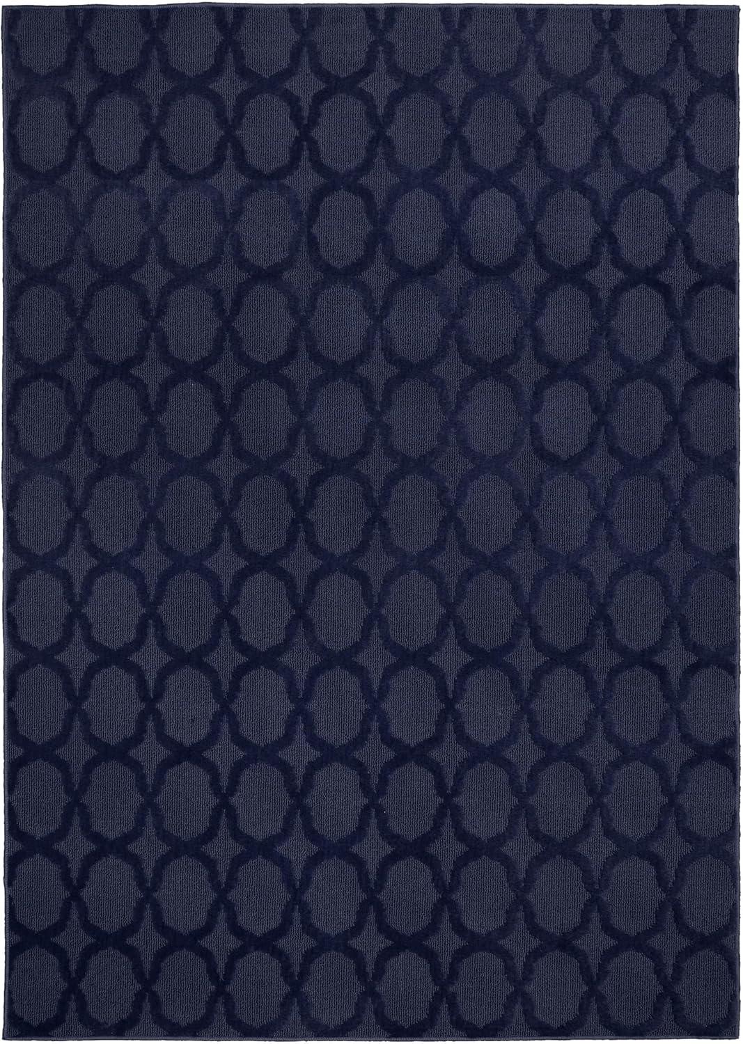 Garland Rug Sparta Navy Indoor Area Rug, 3' x 5'