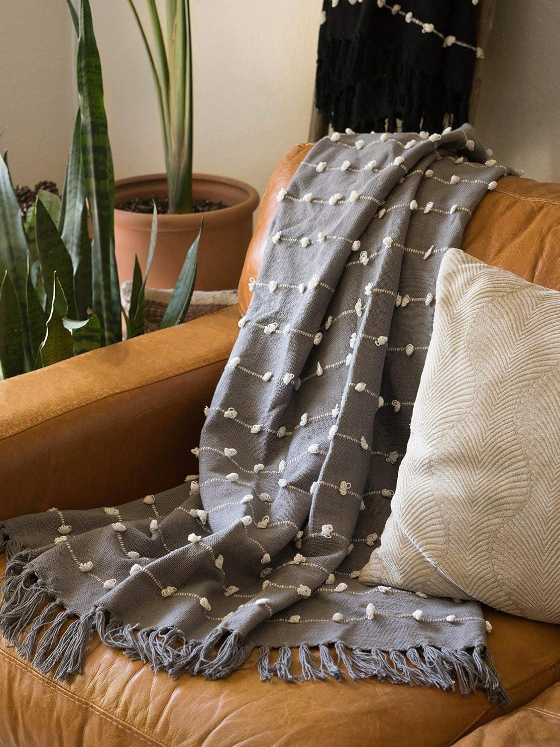 50"x60" Woven Loop Throw Blanket - Design Imports