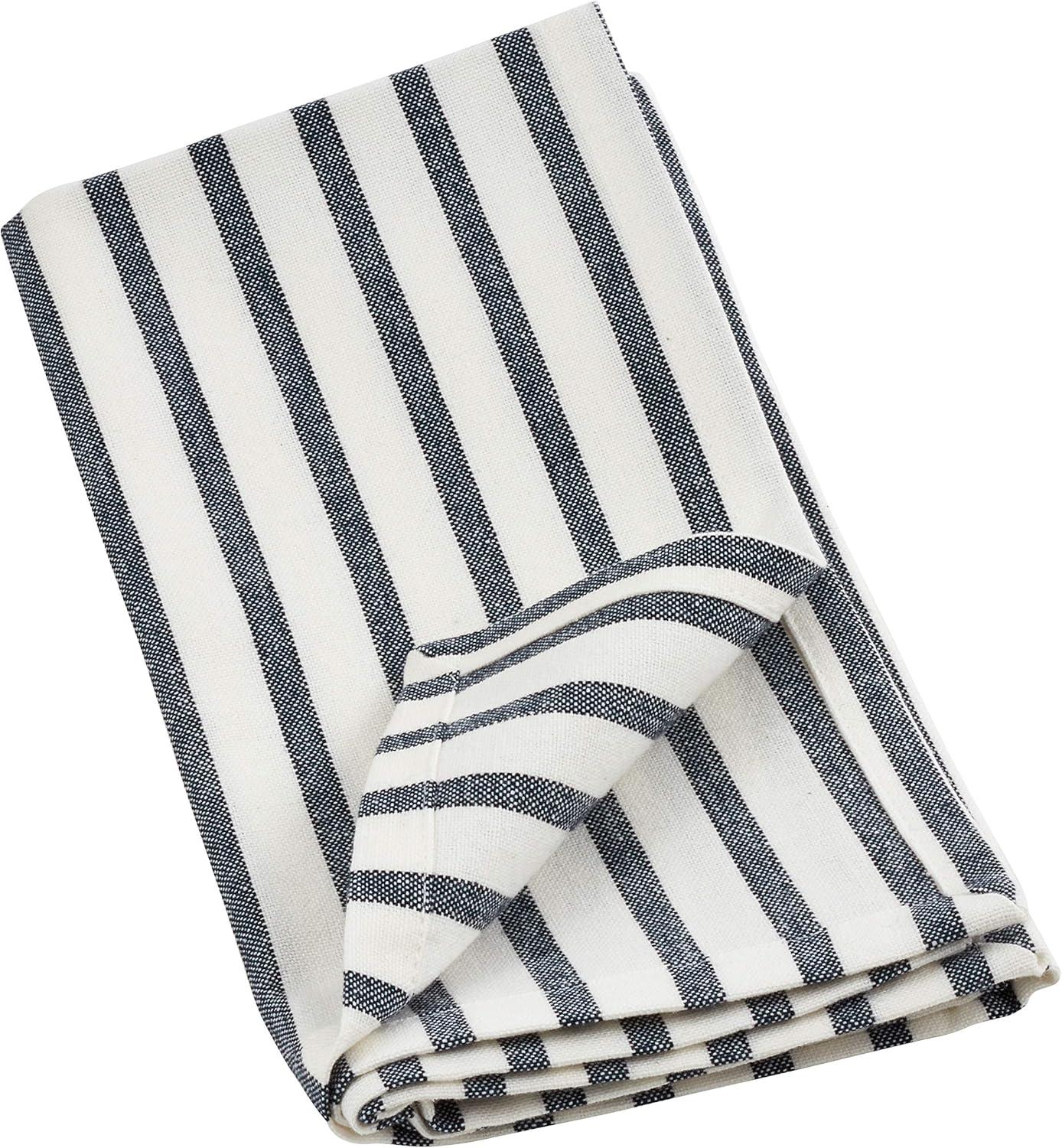 Saro Lifestyle Cotton Striped Napkins (Set of 4)