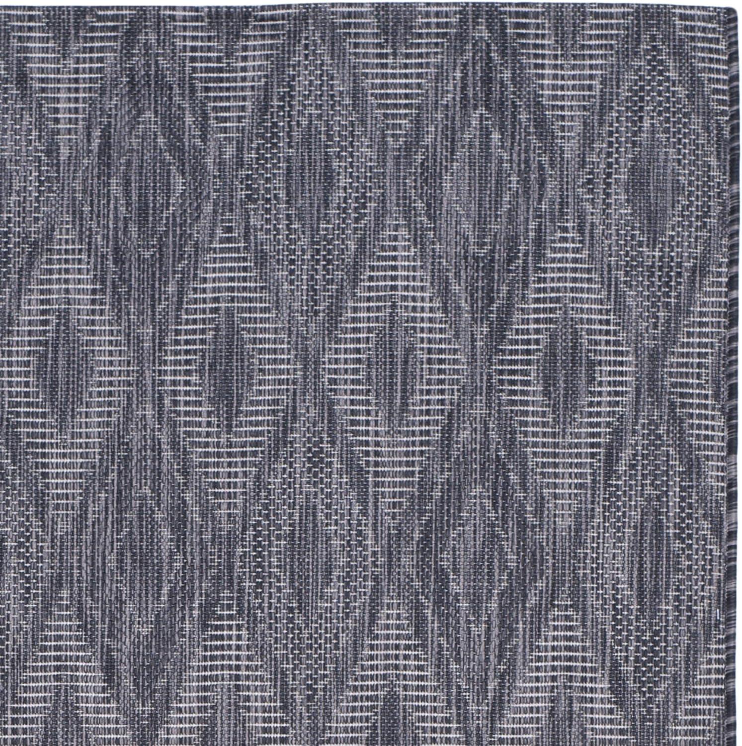 Courtyard CY8522 Power Loomed Indoor and Outdoor Area Rug - Brown/Brown - 5'3"x7'7" - Safavieh
