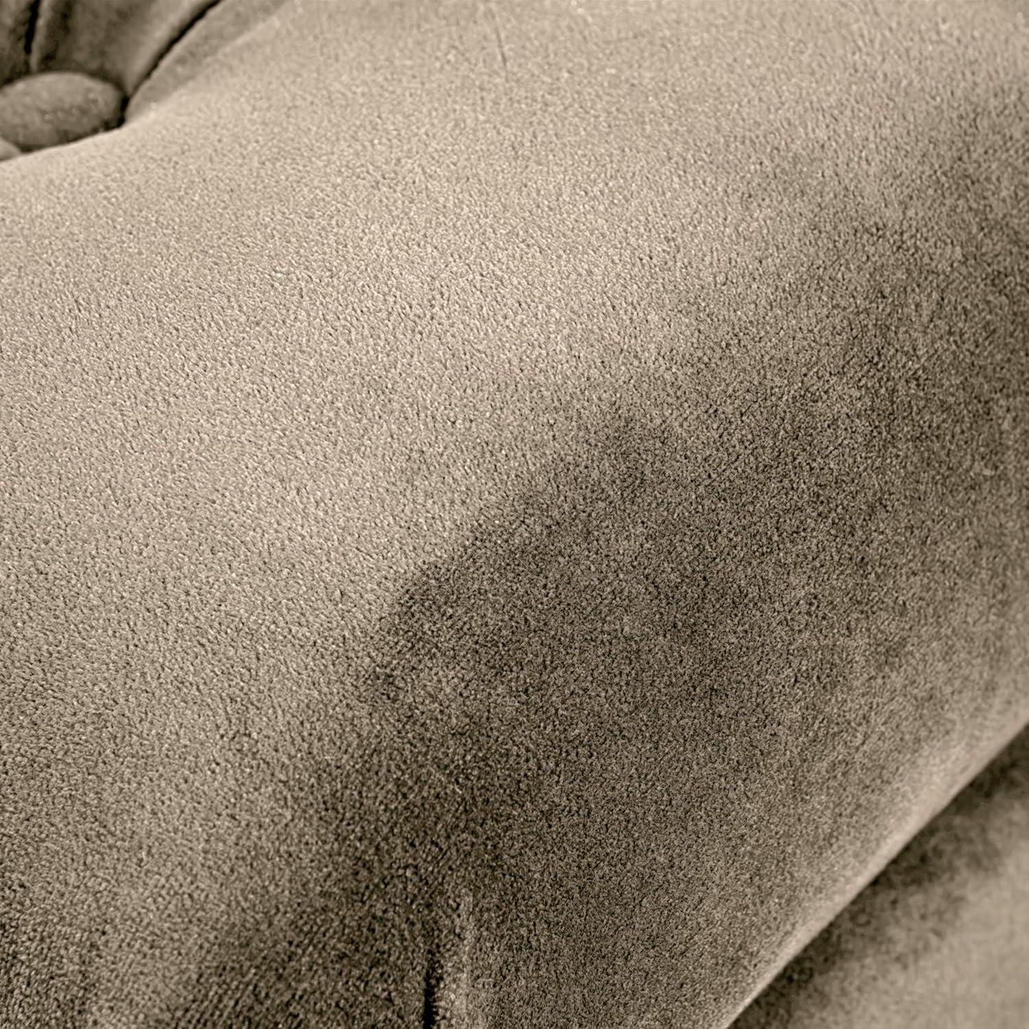 HomePop Velvet Upholstered Storage Bench