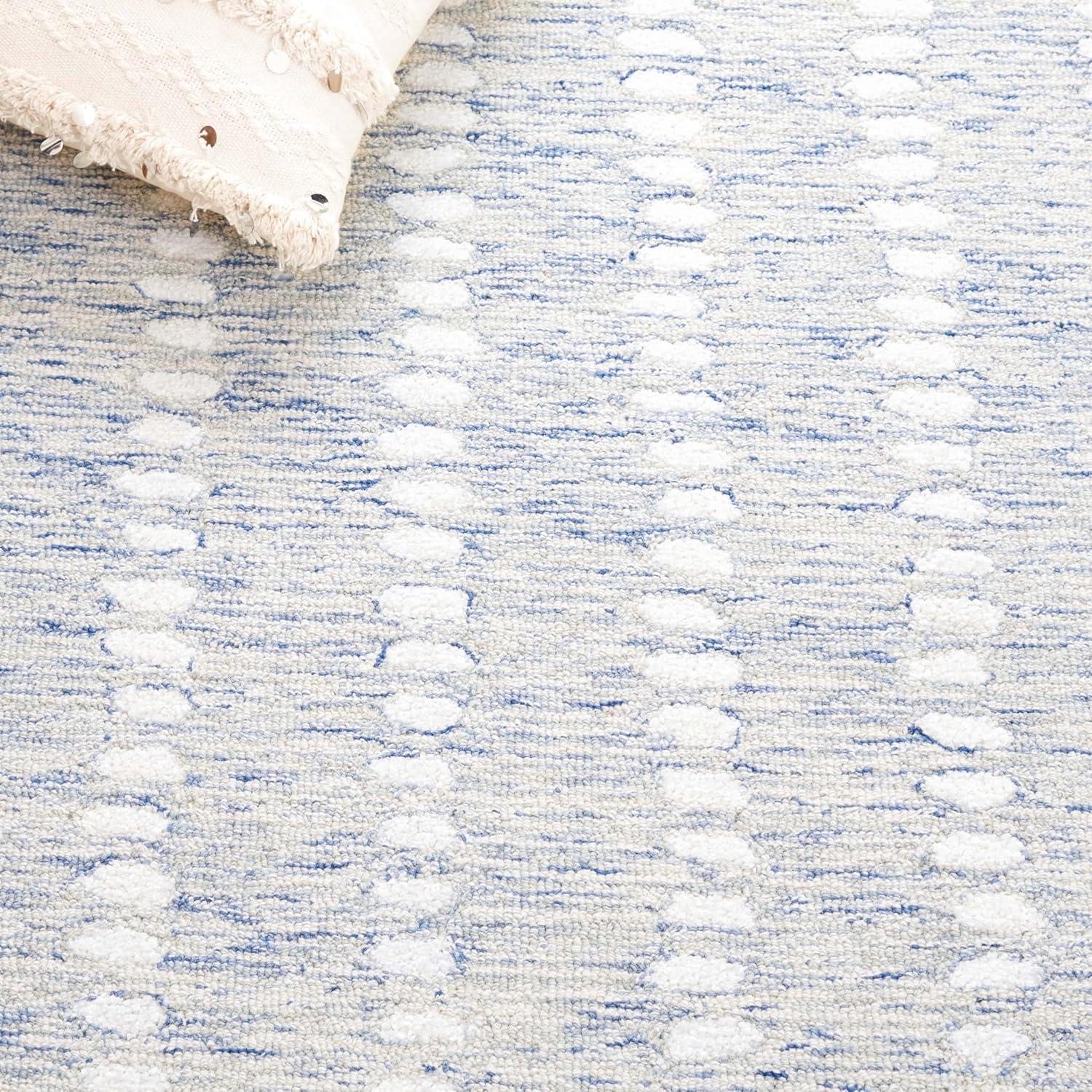 SAFAVIEH Abstract Madrid Striped Geometric Area Rug, Gray/Ivory, 3' x 5'