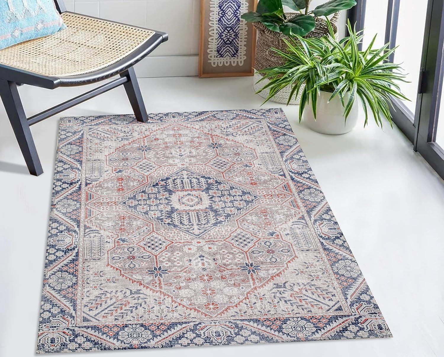 Beachcrest Home™ 100% Jute Round Area Rug– Hand Woven, Reversible, Eco-Friendly, Farmhouse Style- Beige