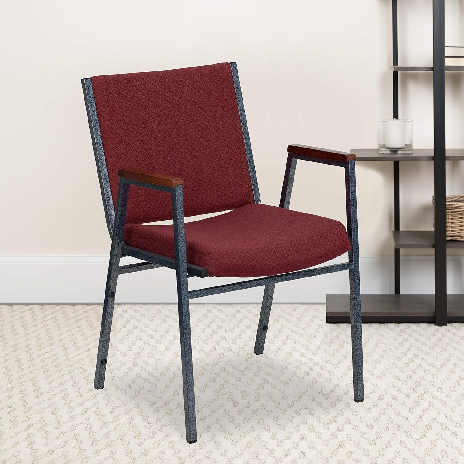 Offex Aliya Heavy Duty Stack Chair with Arms