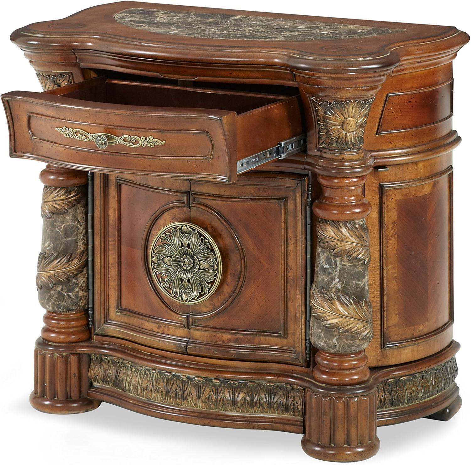 Villa Valencia Solid Wood Bedside Chest