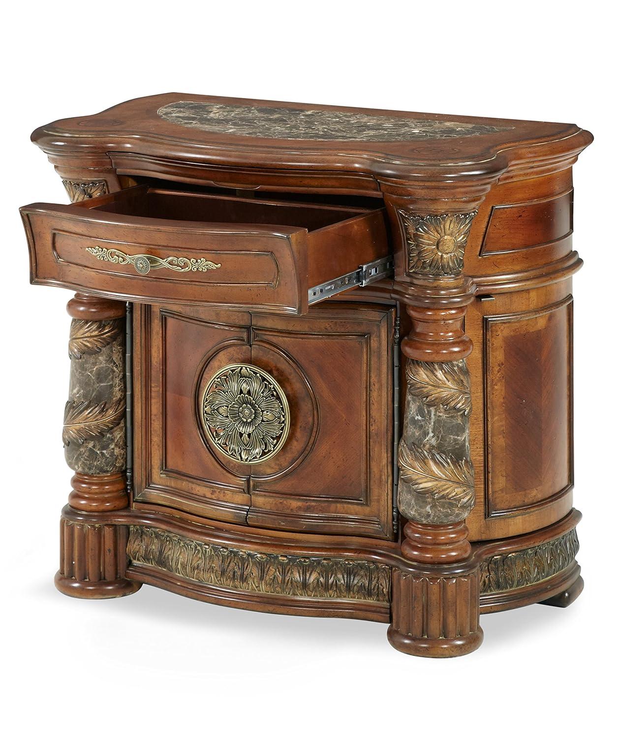 Villa Valencia Solid Wood Bedside Chest